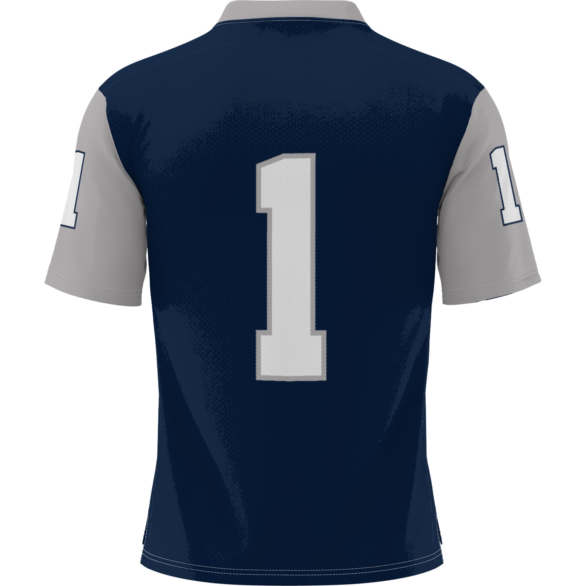 #1 New Hampshire Wildcats Football Jersey Navy - back view
