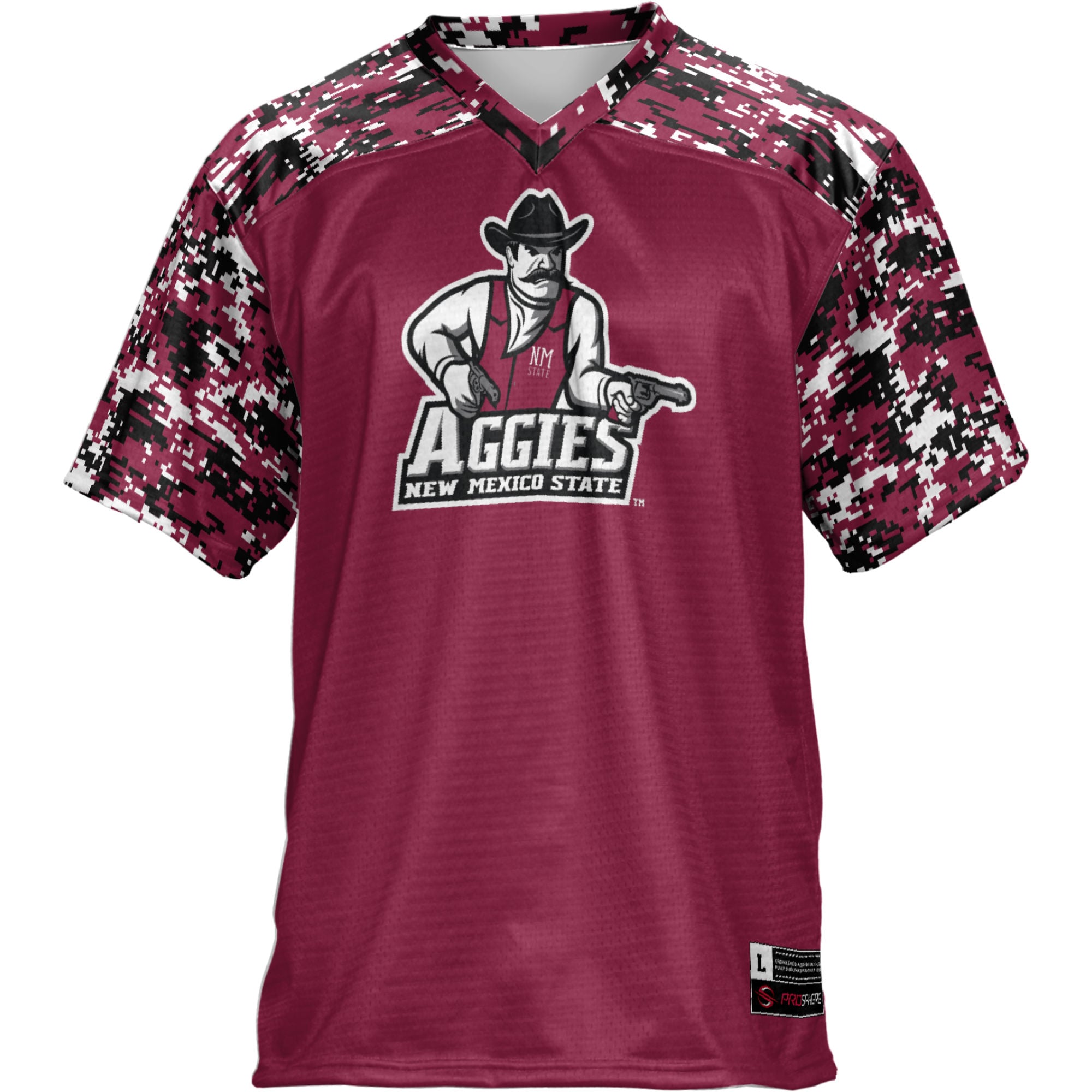 New Mexico State Aggies Football Jersey Crimson - front view