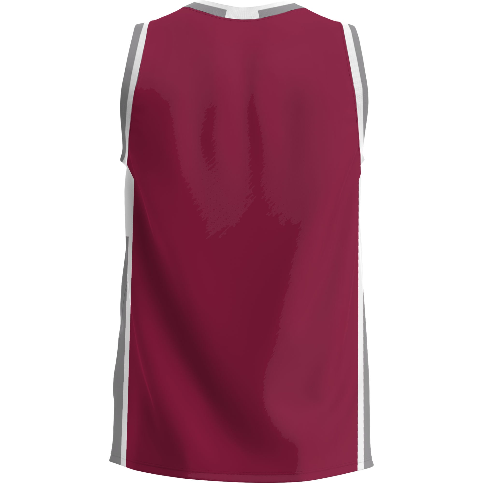 New Mexico State Aggies Lightweight Basketball Jersey Crimson - back view