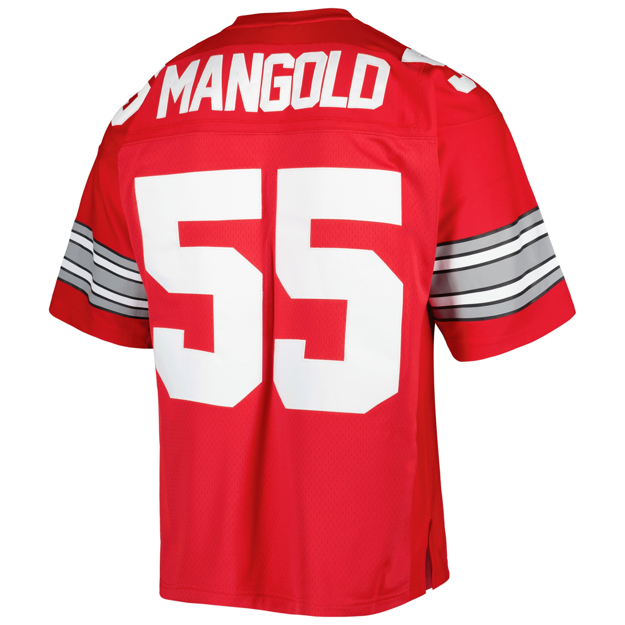 Nick Mangold Ohio State Buckeyes Jersey Scarlet - back view