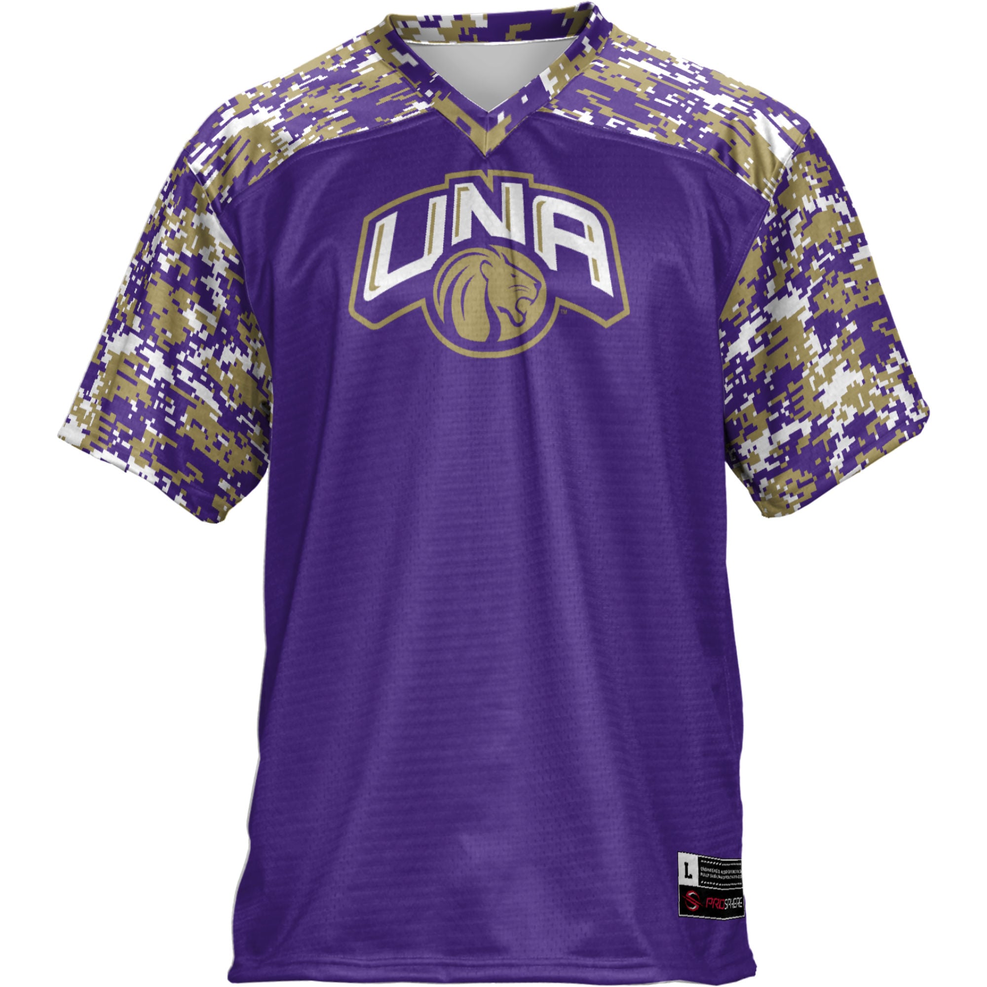 North Alabama Lions Football Jersey Purple - front view