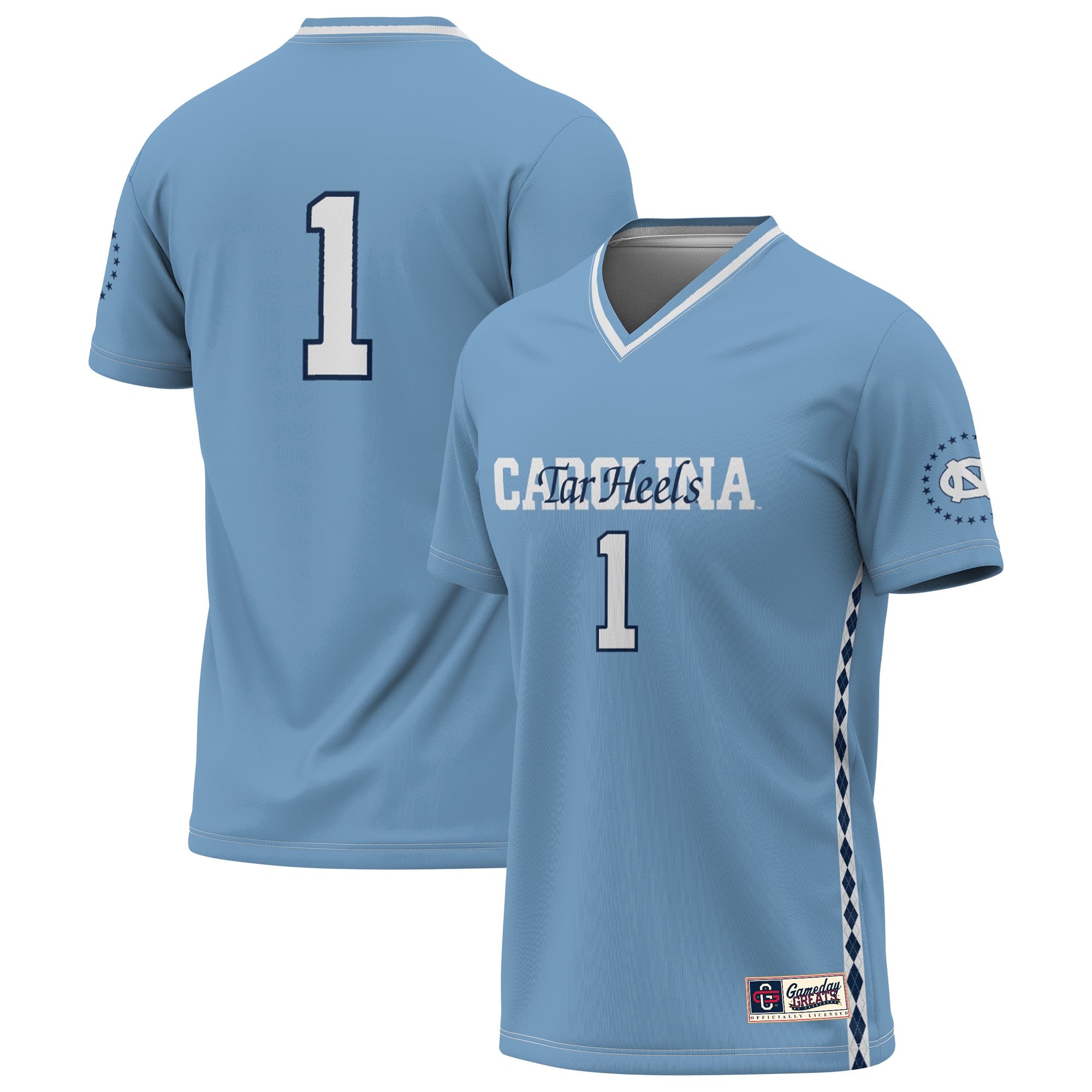 North Carolina Tar Heels 2024 NCAA Women's Soccer National Champions - front and back view