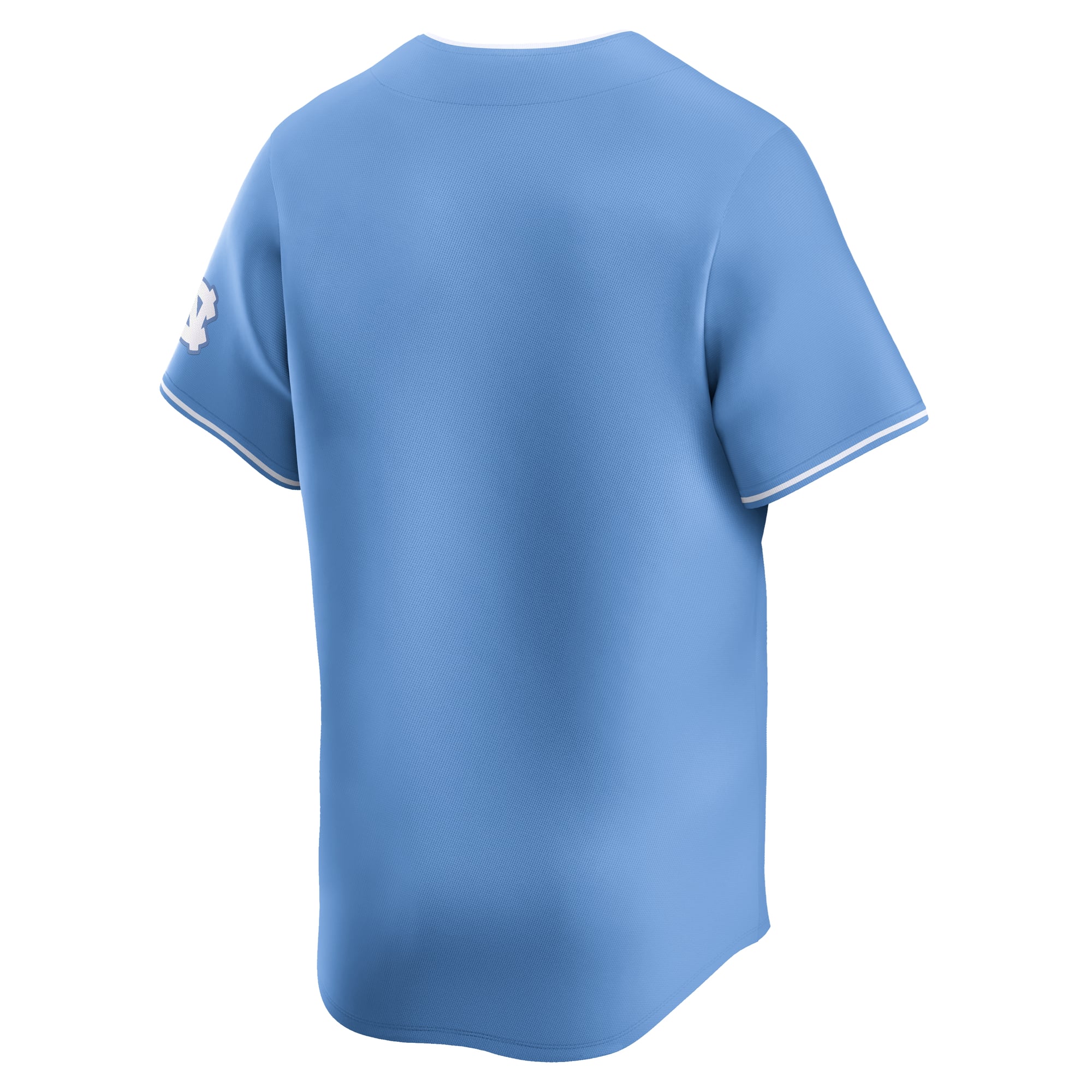 North Carolina Tar Heels Baseball Jersey Carolina Blue - back view