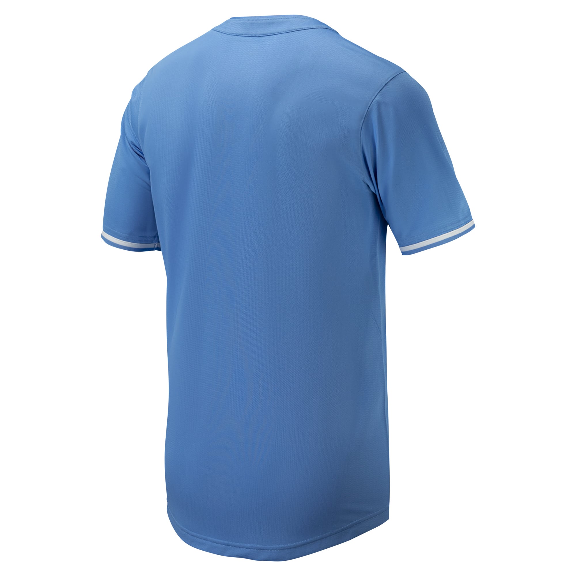 North Carolina Tar Heels Full-Button Baseball Jersey Carolina Blue - back view