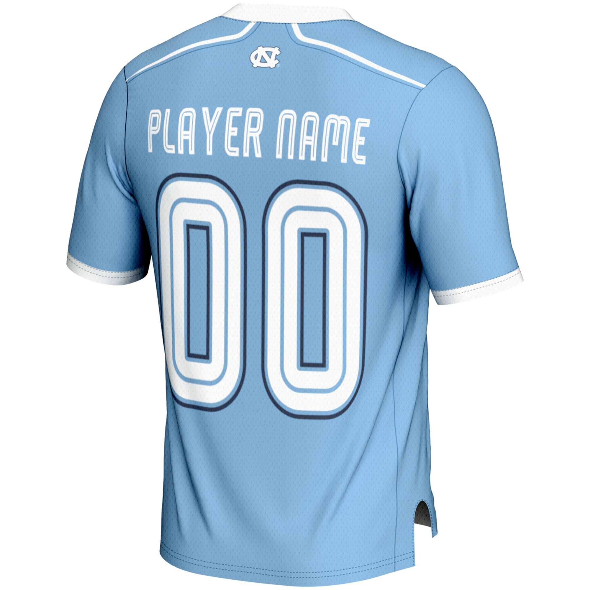 North Carolina Tar Heels Lightweight Lacrosse Jersey Carolina Blue - back view