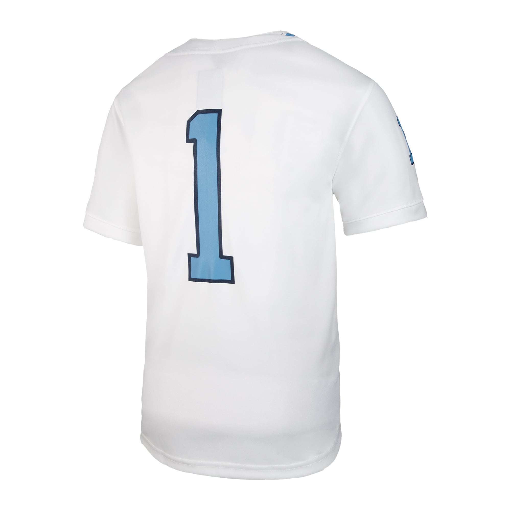 #1 North Carolina Tar Heels Toddler Jersey White - back view