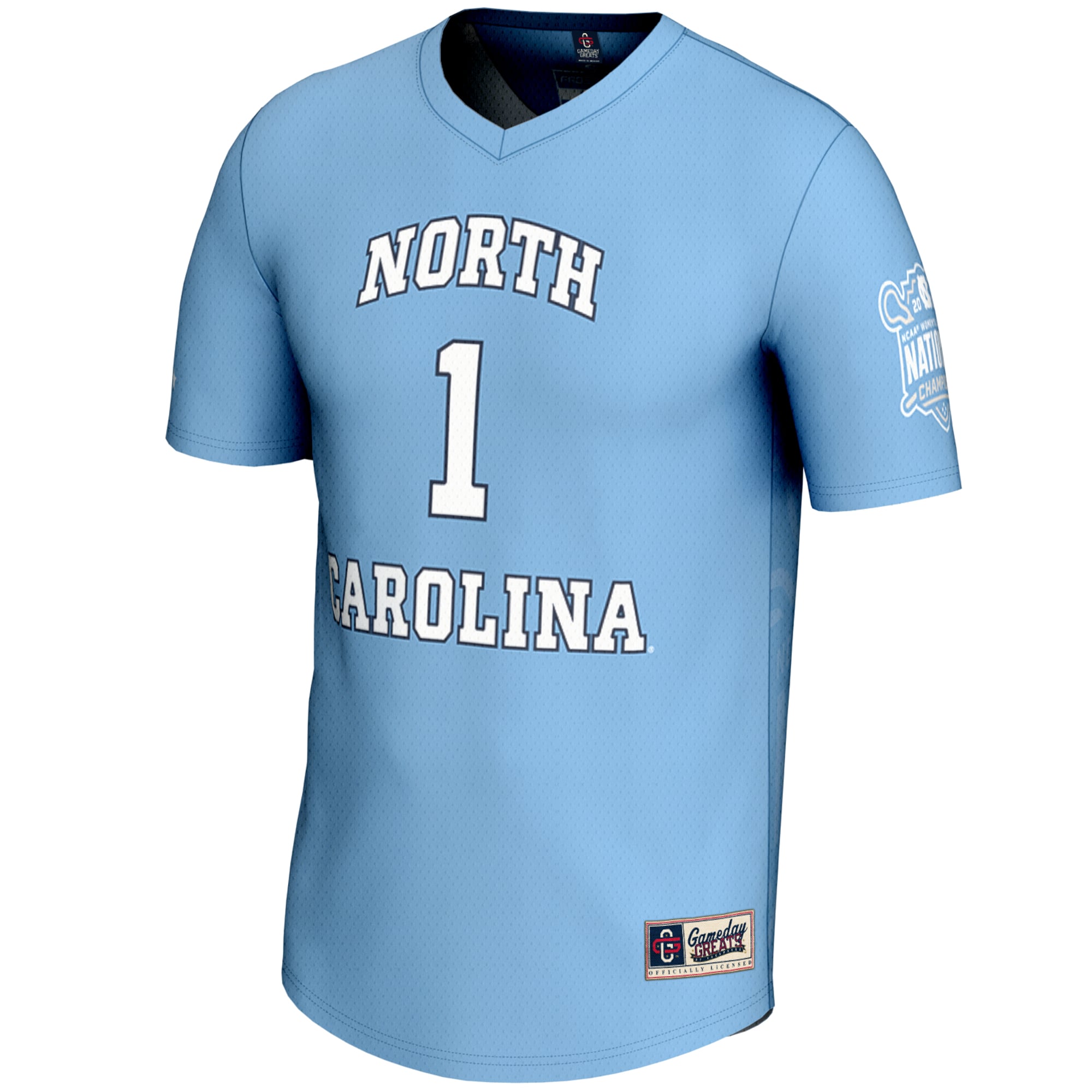 #1 North Carolina Tar Heels Unisex 2025 NCAA Women's Lacrosse National Champions - front view