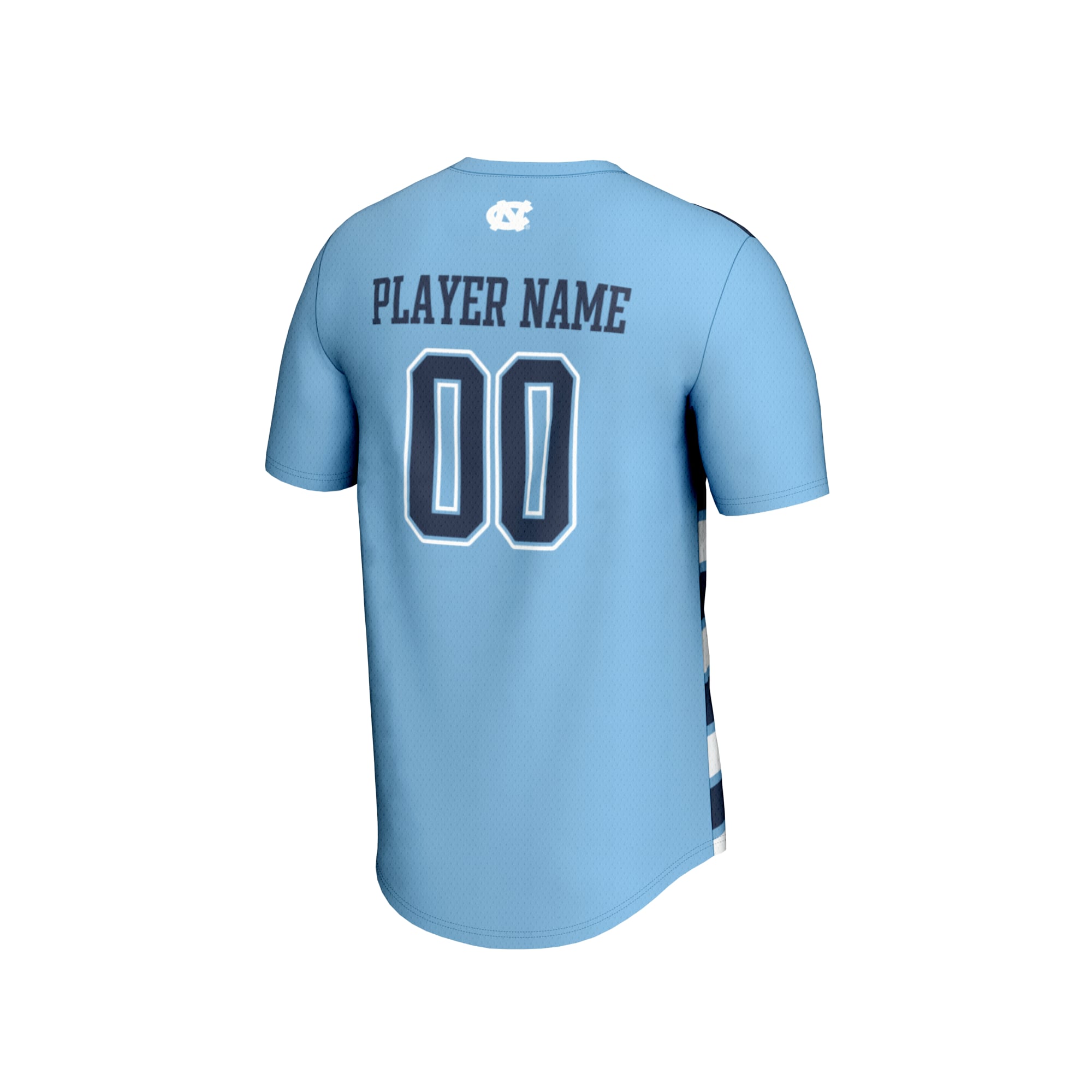 North Carolina Tar Heels Unisex Collegiate Women's Soccer Lightweight Fashion Jersey - back view