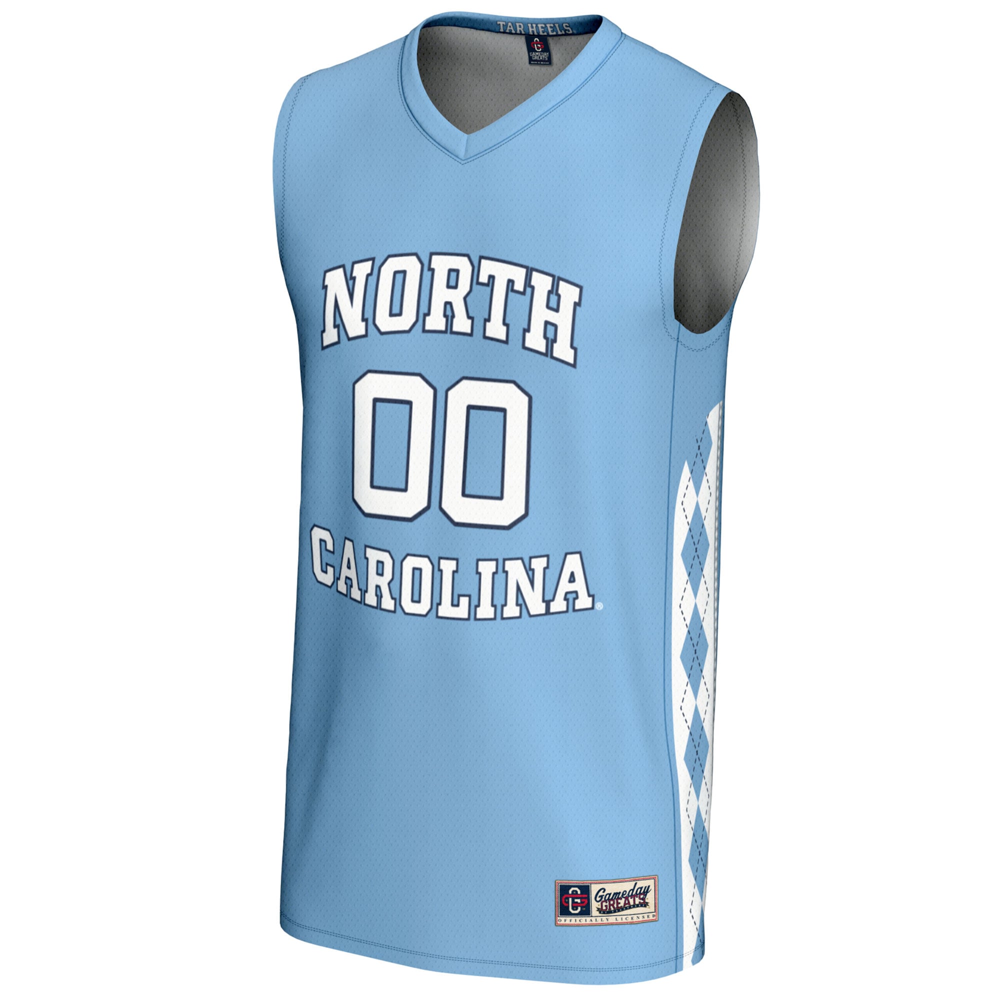 North Carolina Tar Heels Unisex Lightweight Women's Basketball Jersey Carolina Blue - front view