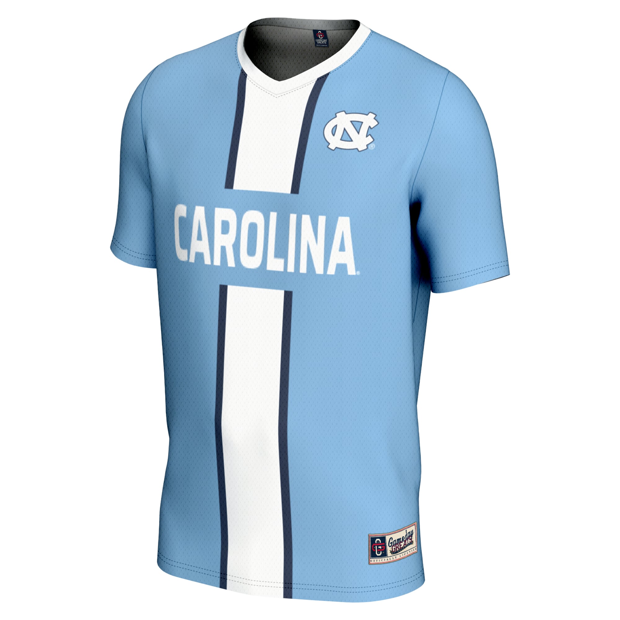 North Carolina Tar Heels Unisex Men's Soccer Jersey Carolina Blue - front view