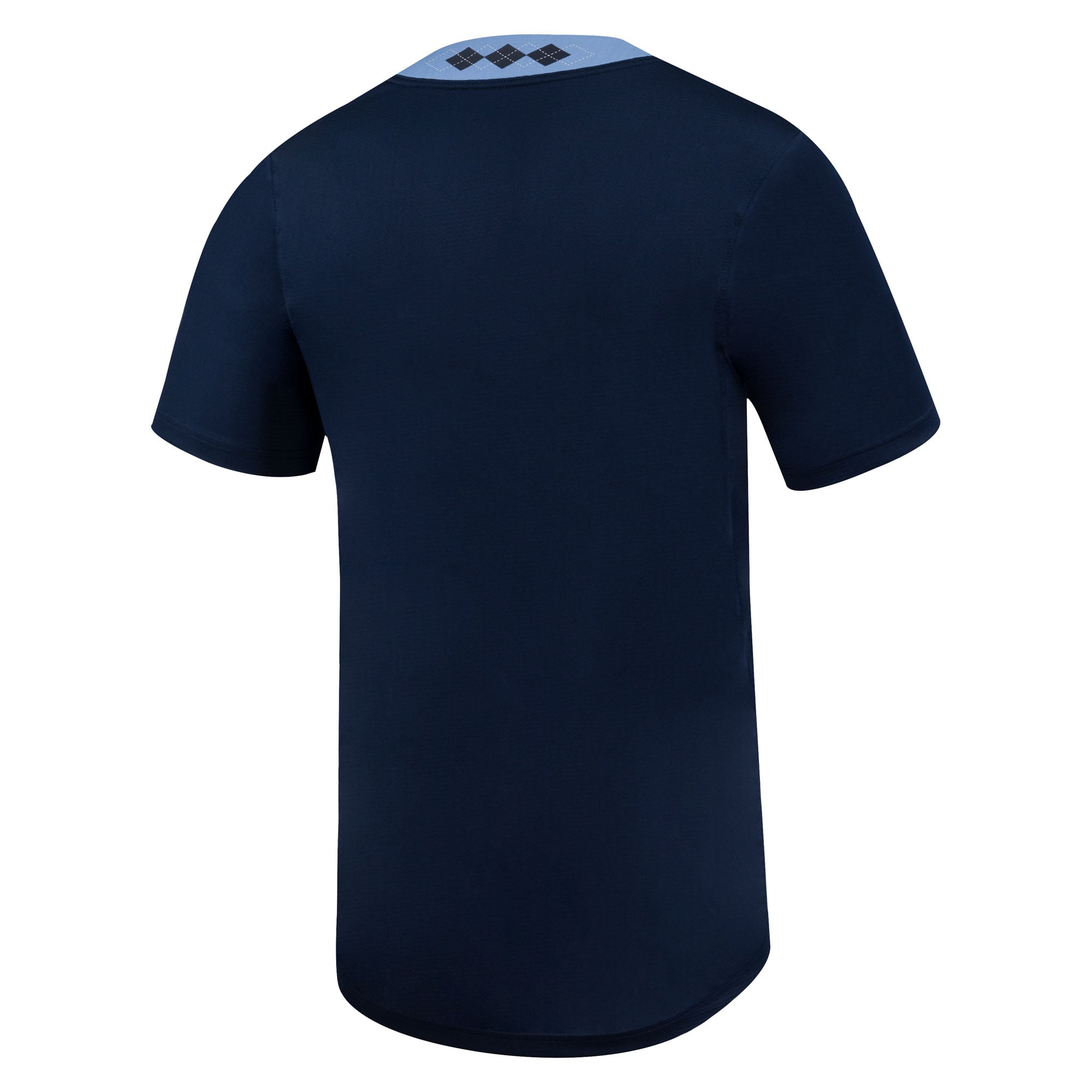 North Carolina Tar Heels Unisex Softball Jersey Navy - back view