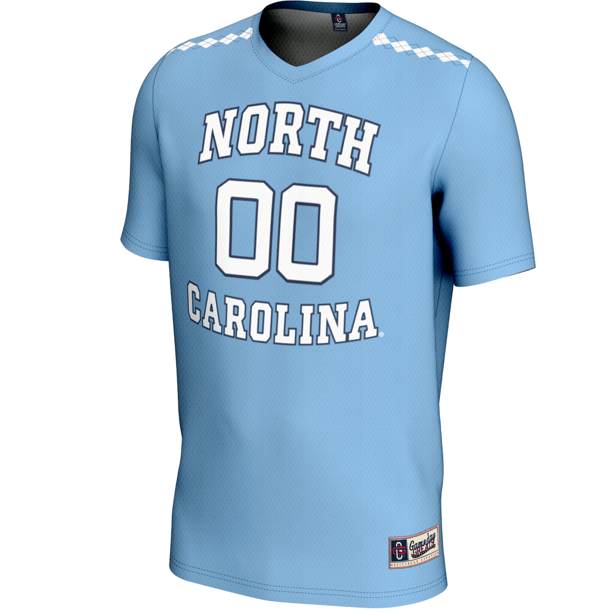 North Carolina Tar Heels Unisex Women's Lacrosse Lightweight Jersey Carolina Blue - front view