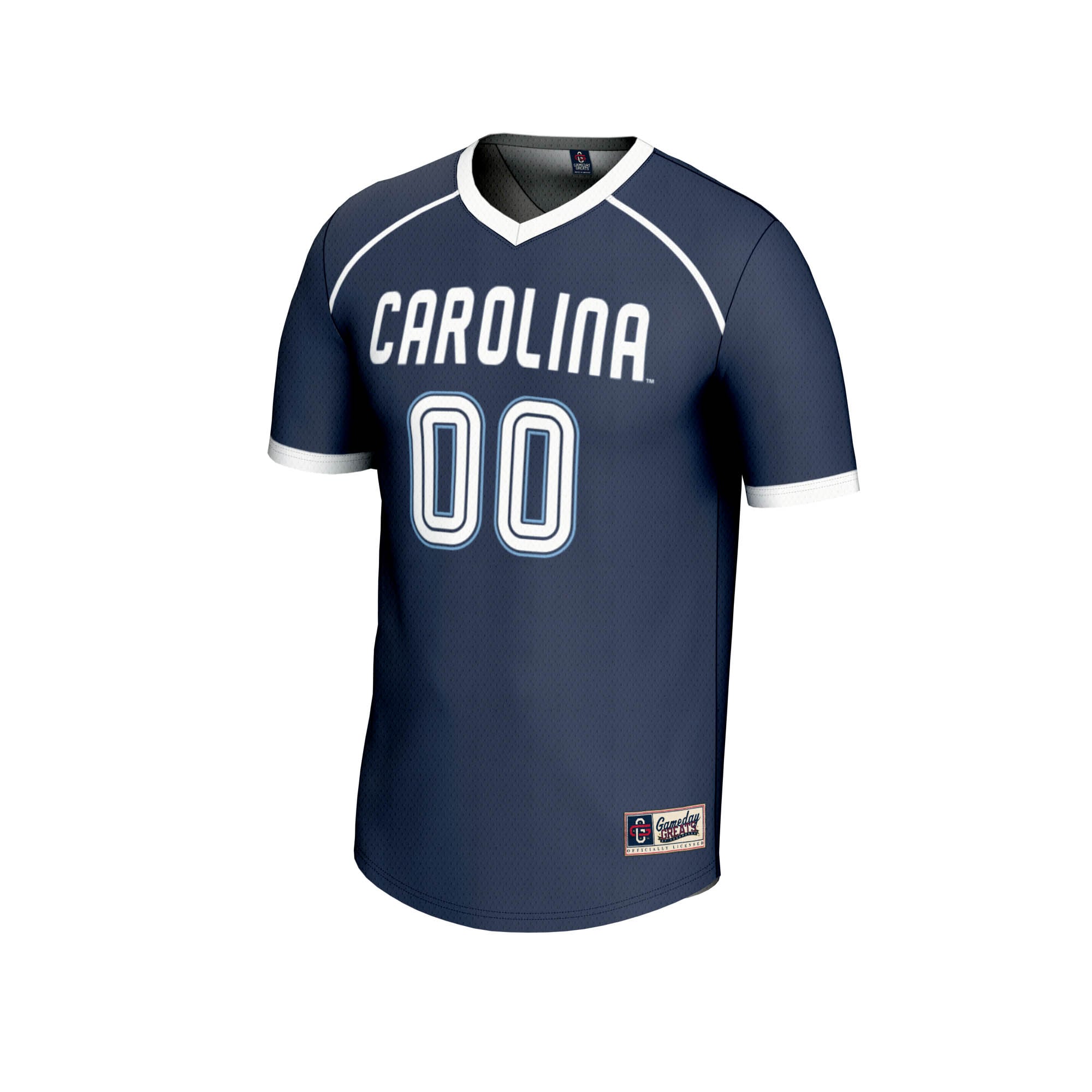 North Carolina Tar Heels Unisex Women's Lacrosse Lightweight Jersey Navy - front view