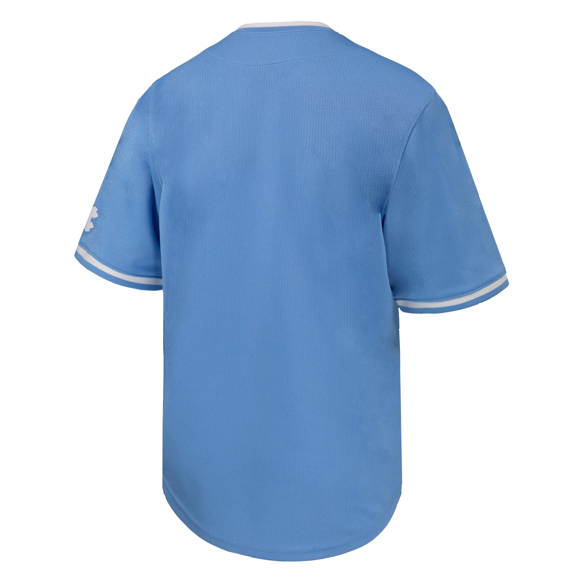 North Carolina Tar Heels Youth Baseball Jersey Carolina Blue - back view