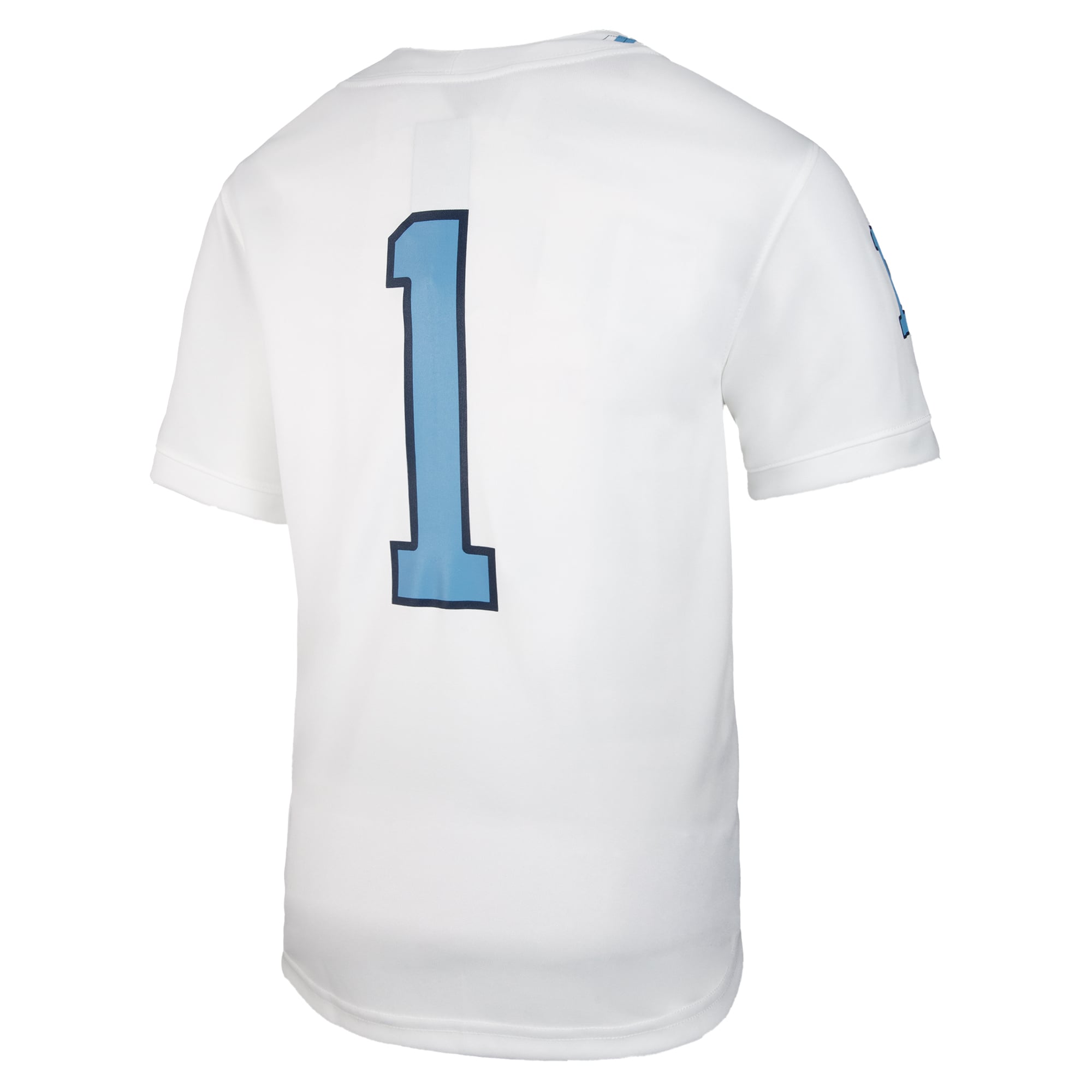 #1 North Carolina Tar Heels Youth Jersey White - back view