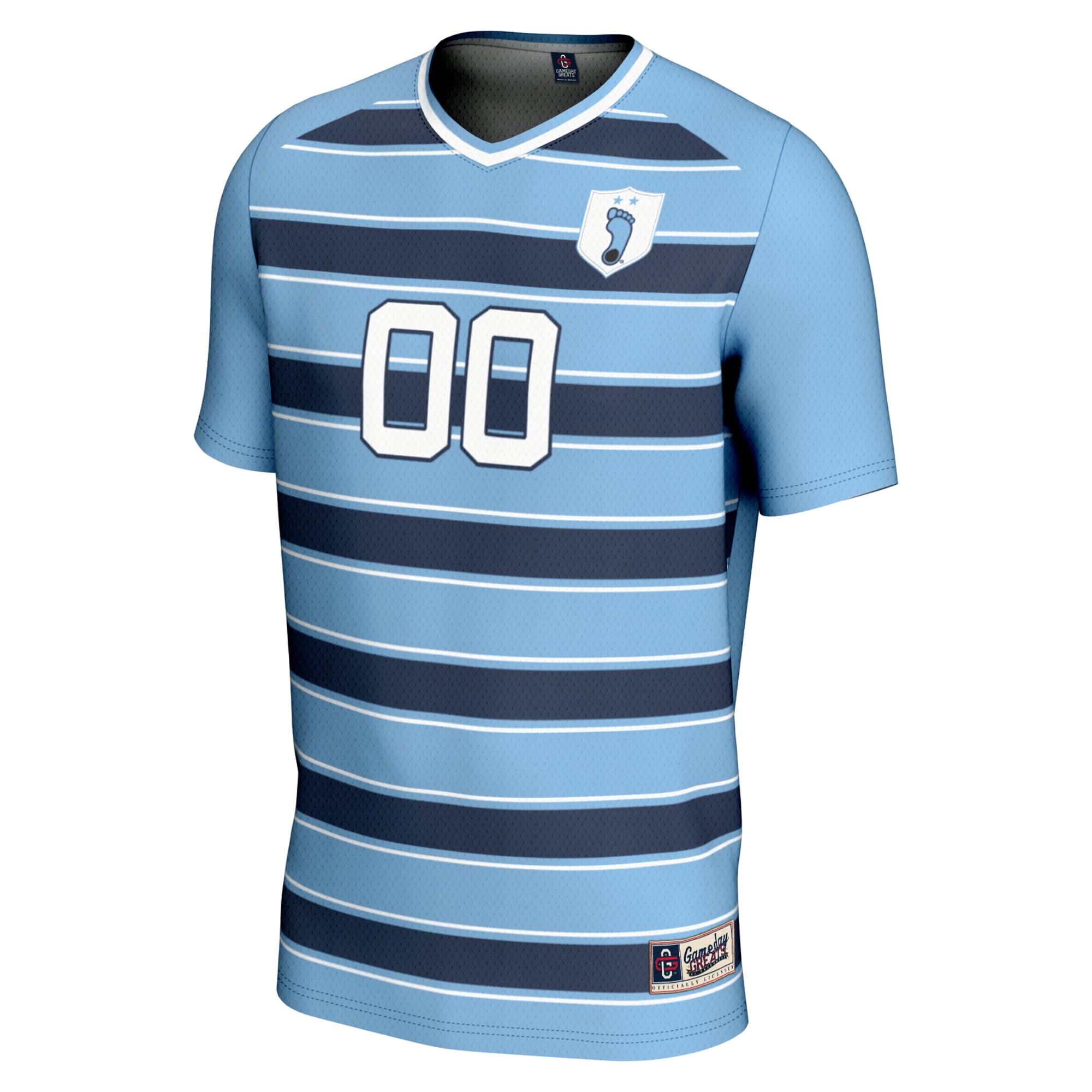 North Carolina Tar Heels Youth Lightweight Men's Soccer Jersey Navy - front view