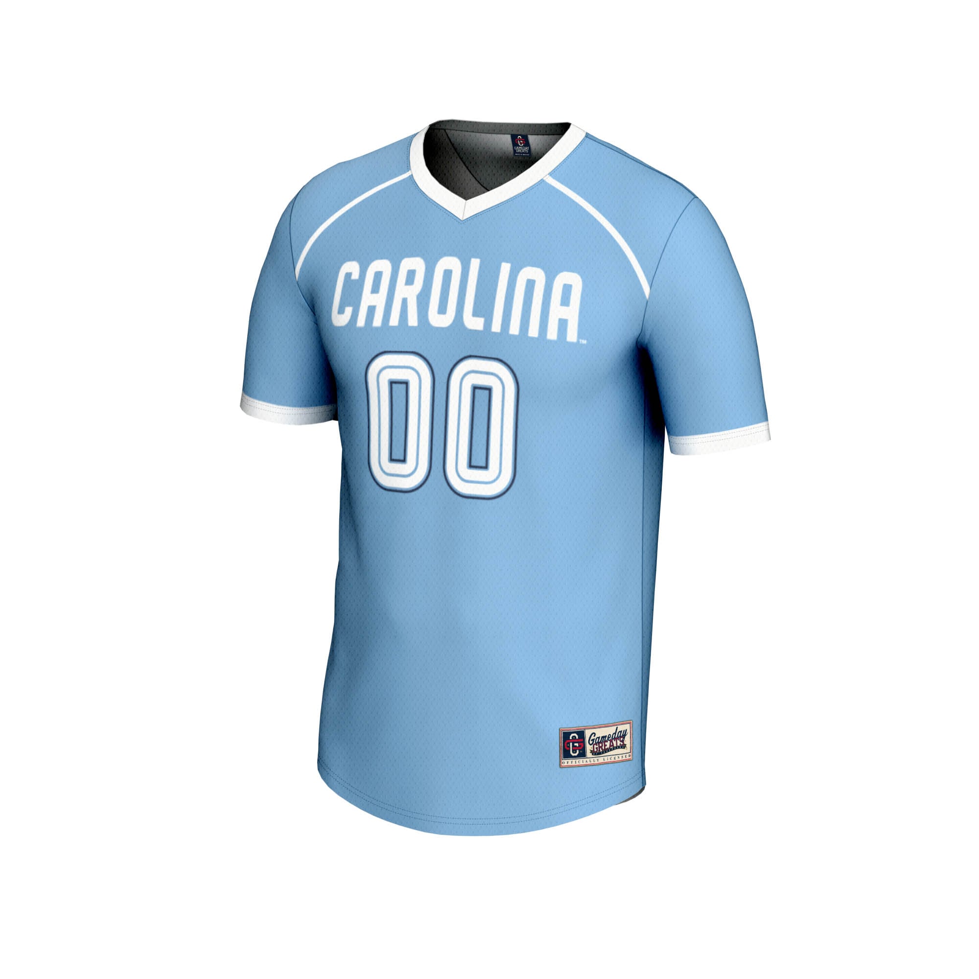 North Carolina Tar Heels Youth Women's Lacrosse Lightweight Jersey Carolina Blue - front view