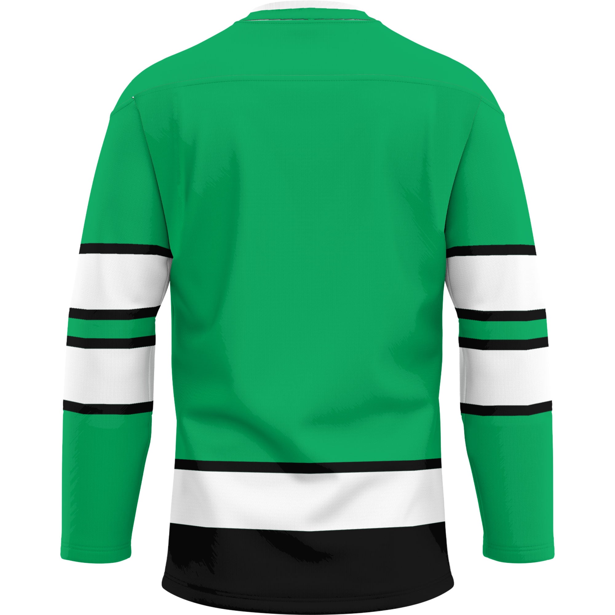 North Dakota Hockey Jersey - Kelly Green - back view