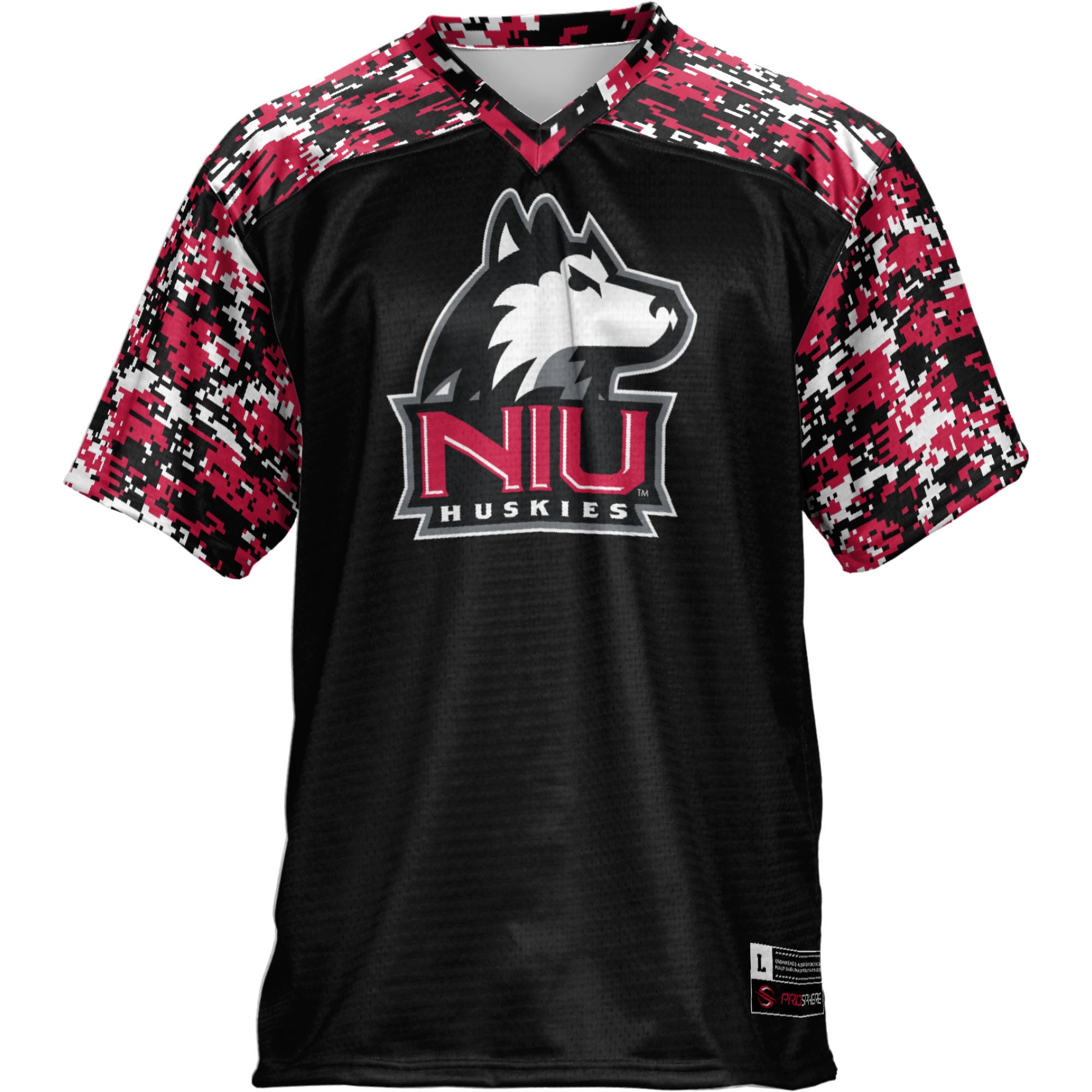 Northern Illinois Huskies Football Jersey Black - front view