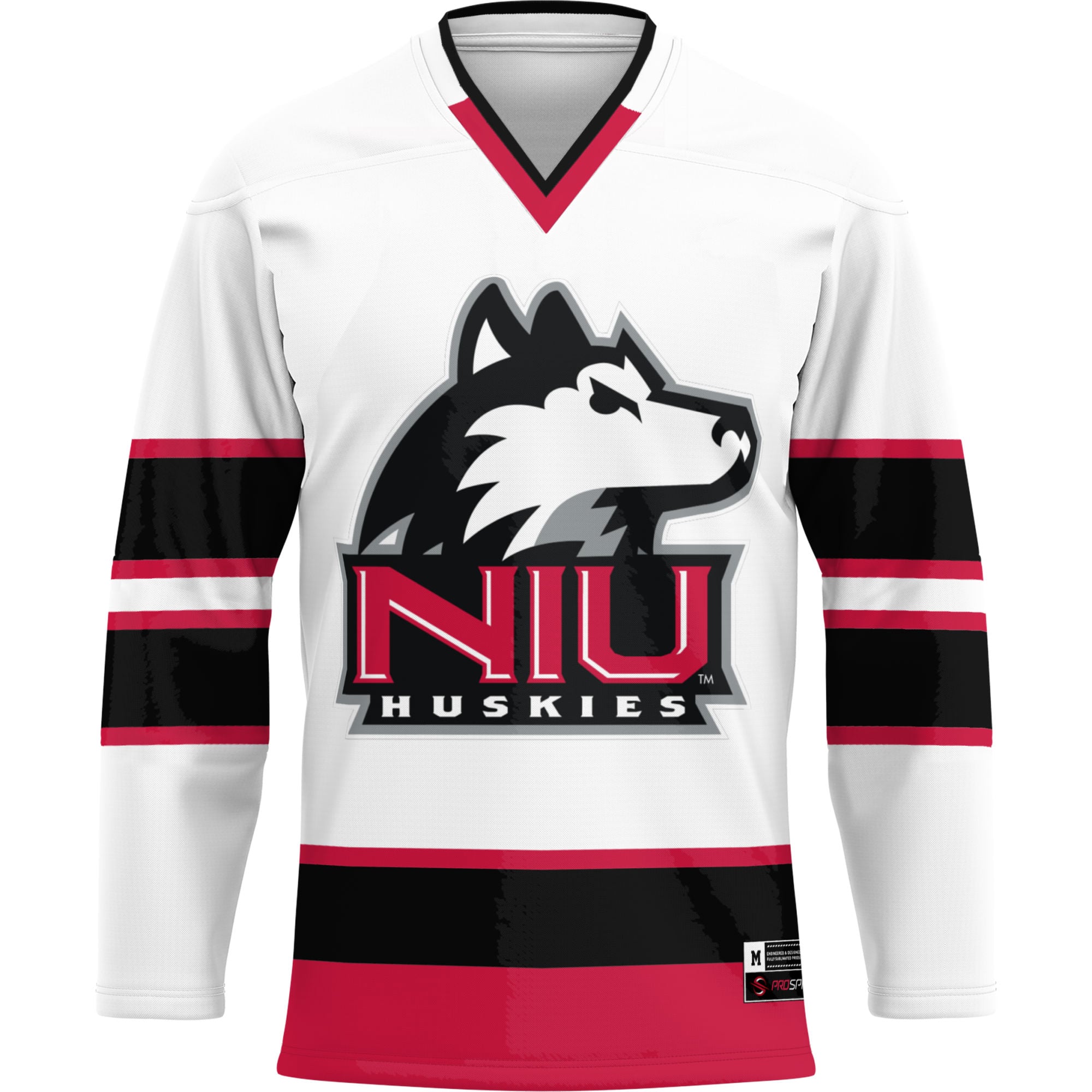 Northern Illinois Huskies Hockey Jersey Cardinal - front view