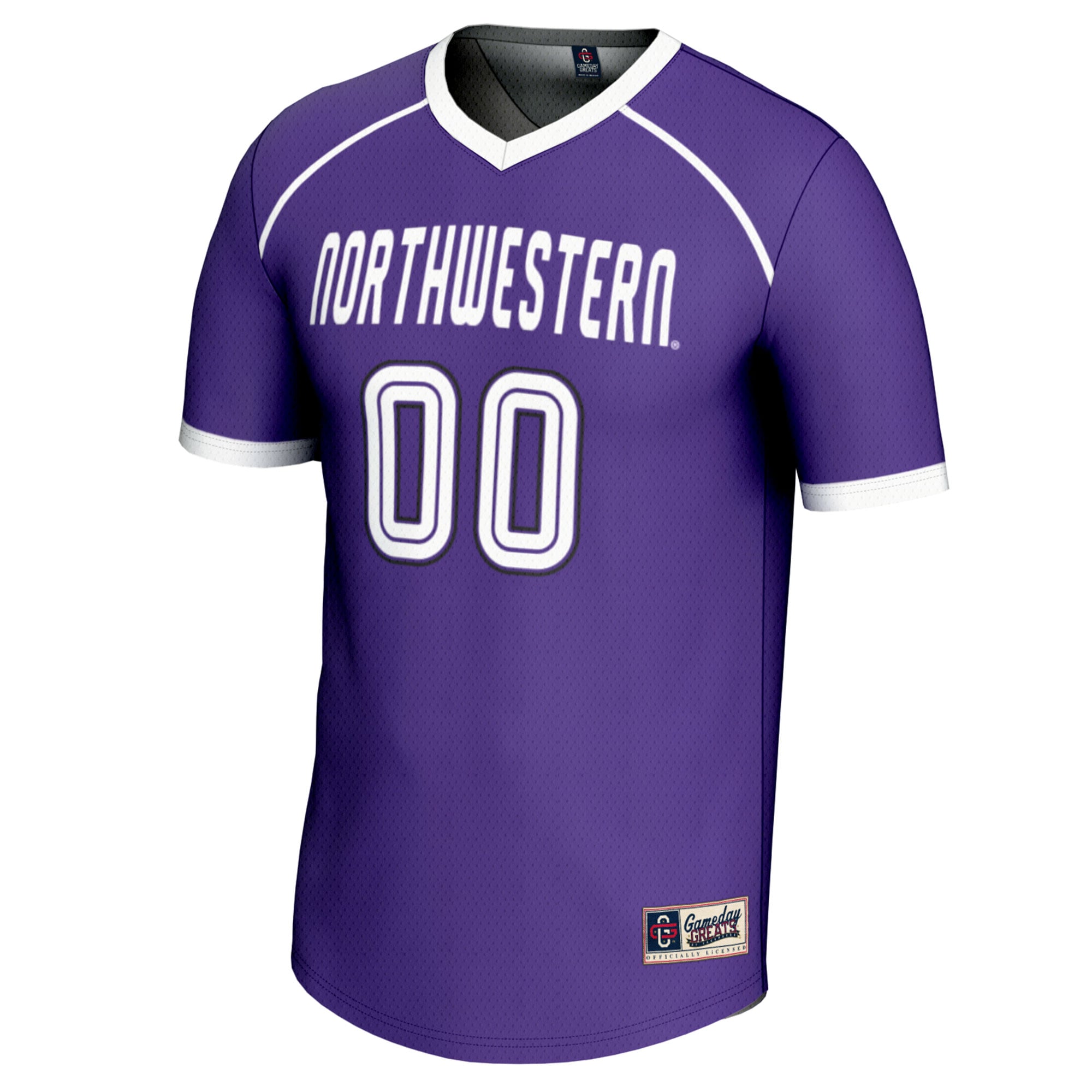 Northwestern Wildcats Unisex Women's Lacrosse Lightweight Jersey Purple - front view