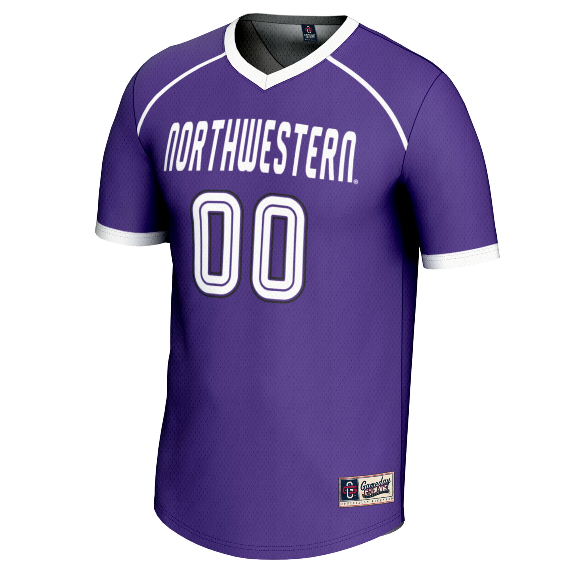Northwestern Wildcats Youth Women's Lacrosse Lightweight Jersey Purple - front view