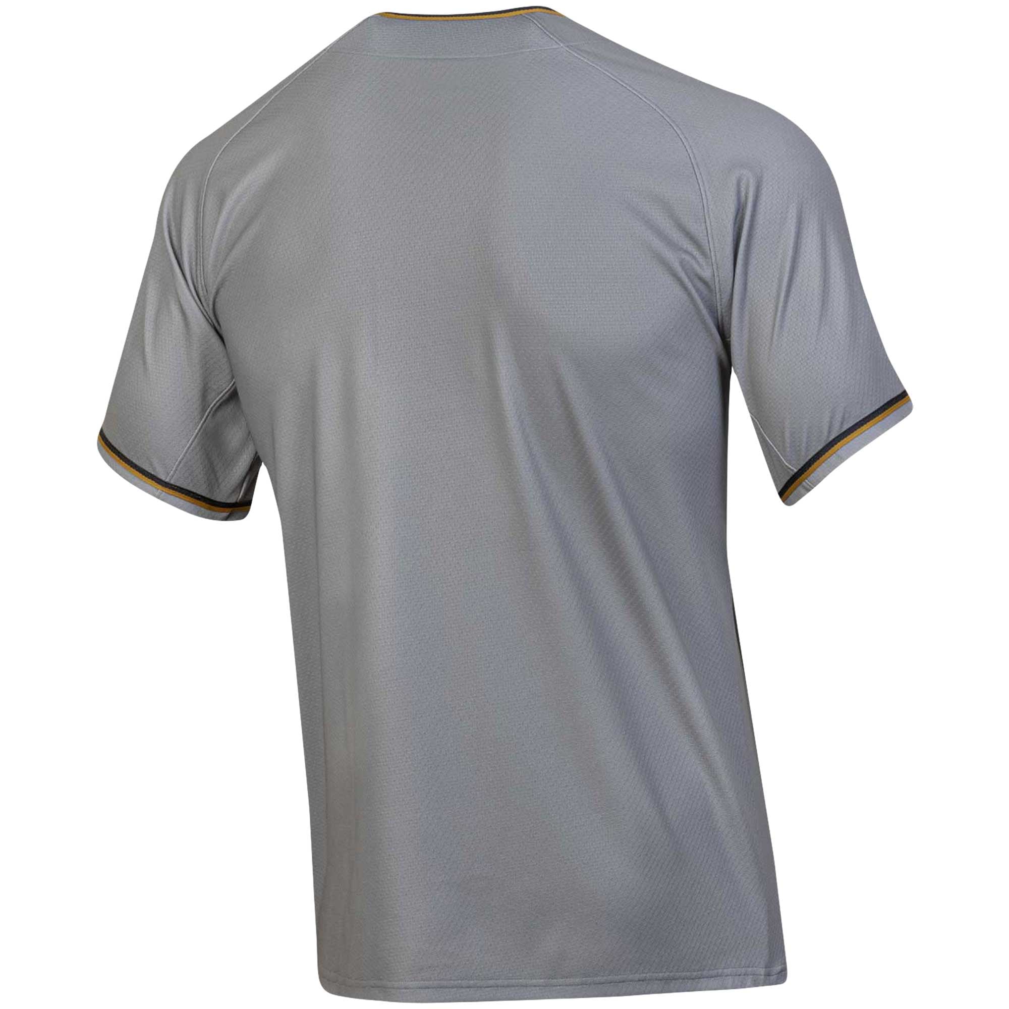Notre Dame Fighting Irish Baseball Jersey Gray - back view