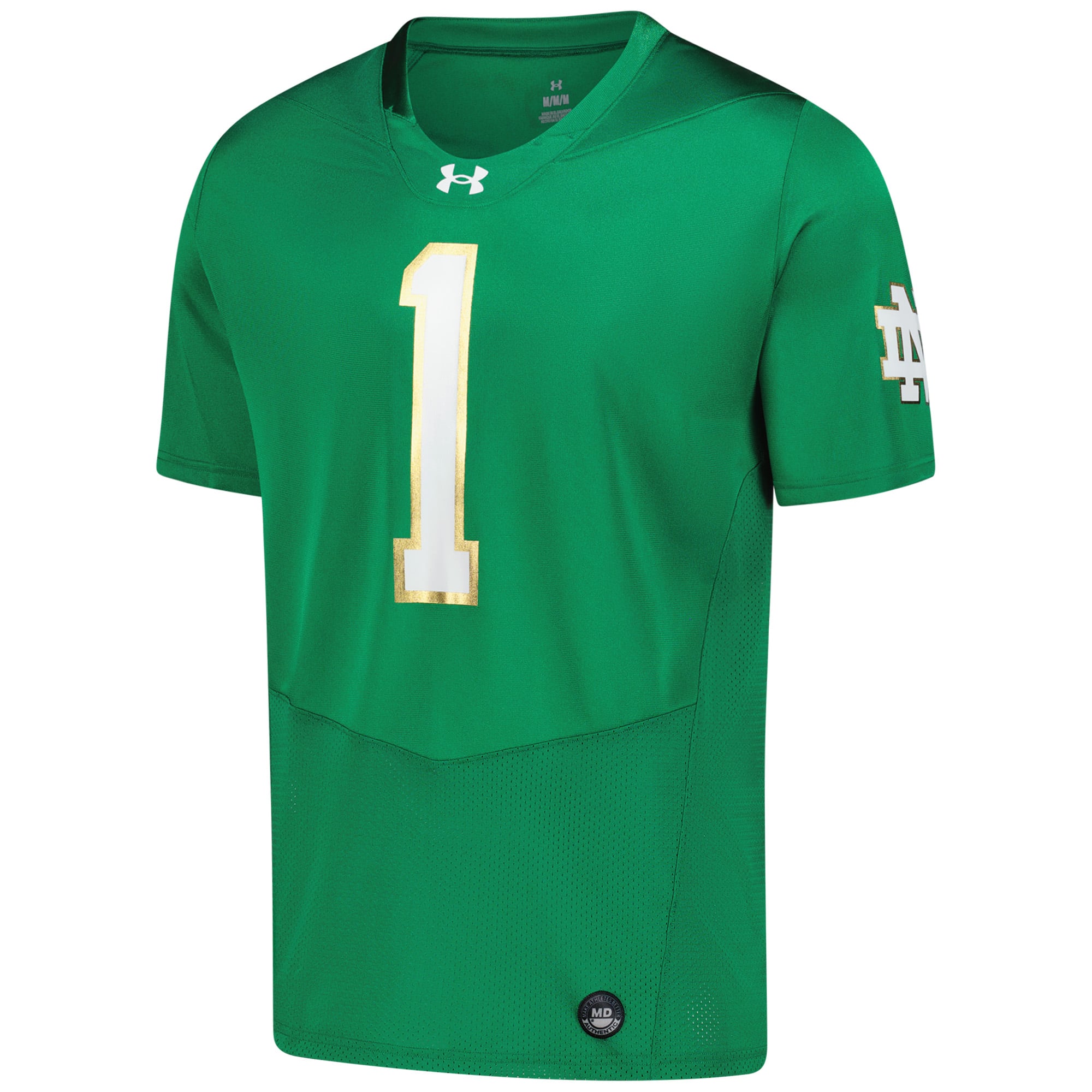 Notre Dame Fighting Irish Football Jersey Green - front view