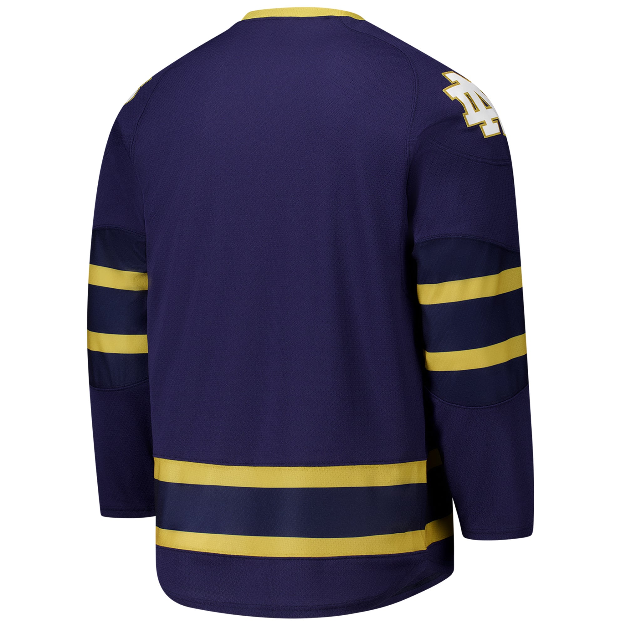 Notre Dame Fighting Irish Hockey Jersey Navy - back view