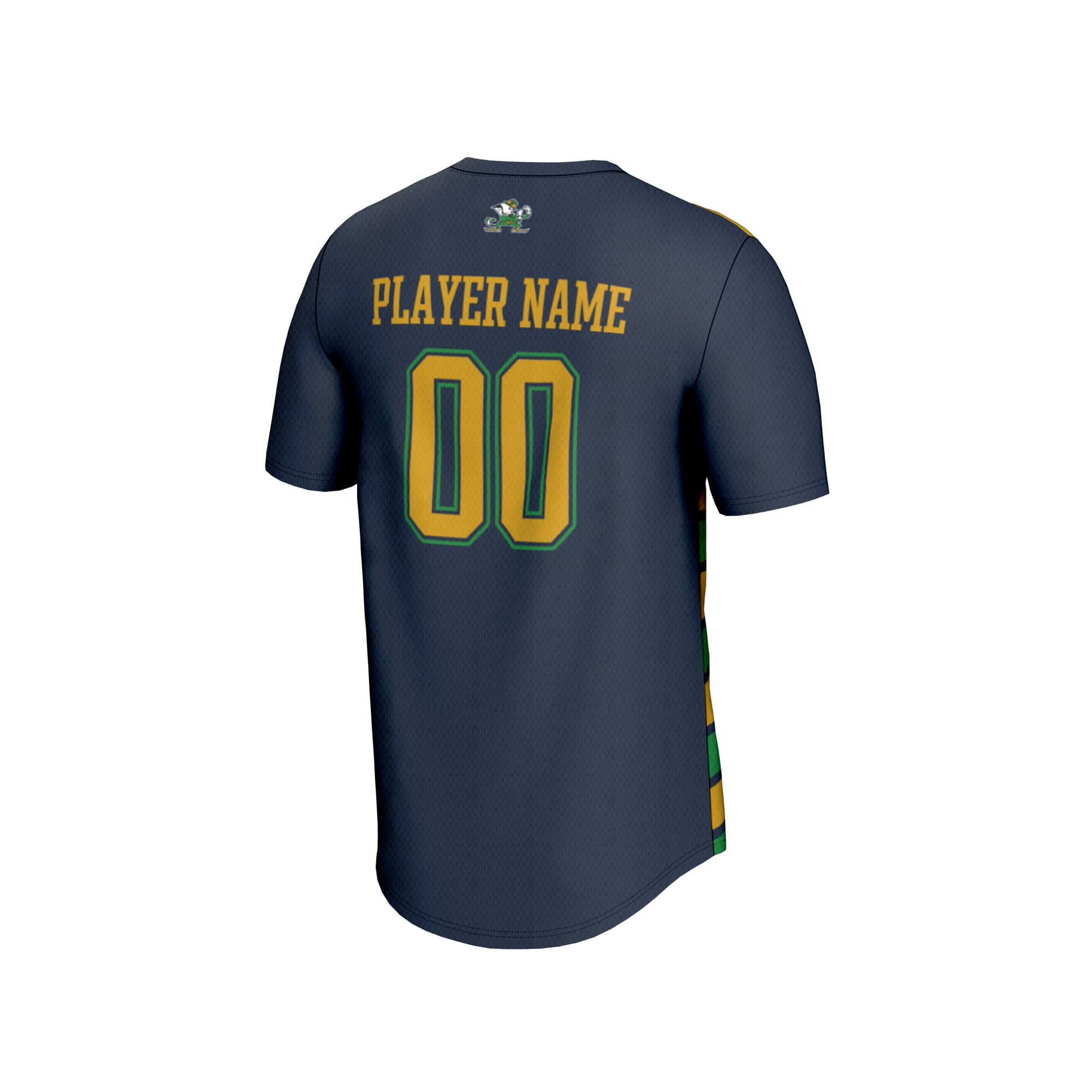 Notre Dame Fighting Irish Unisex Collegiate Women's Soccer Lightweight Fashion Jersey - back view