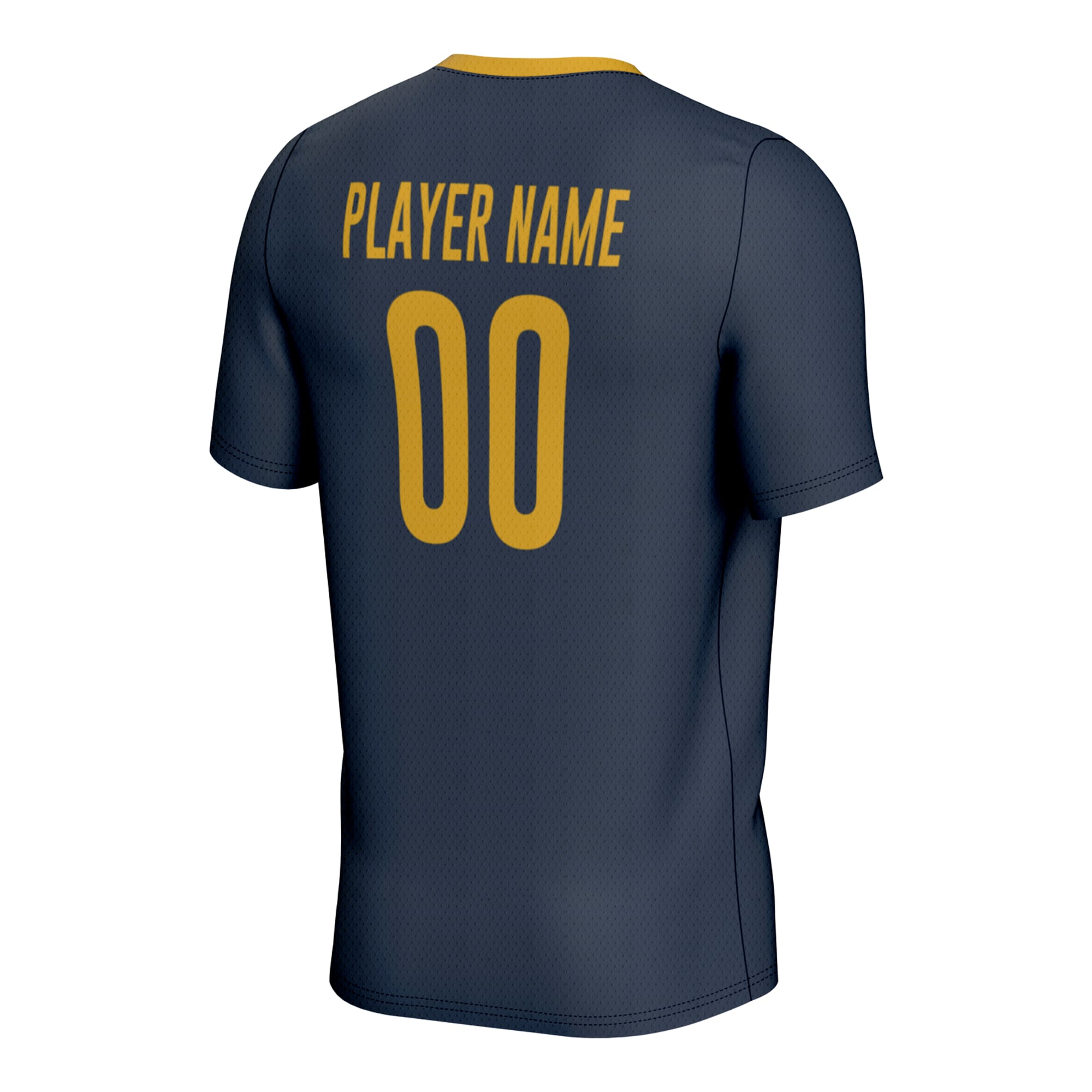 Notre Dame Fighting Irish Unisex Men's Soccer Jersey Navy - back view