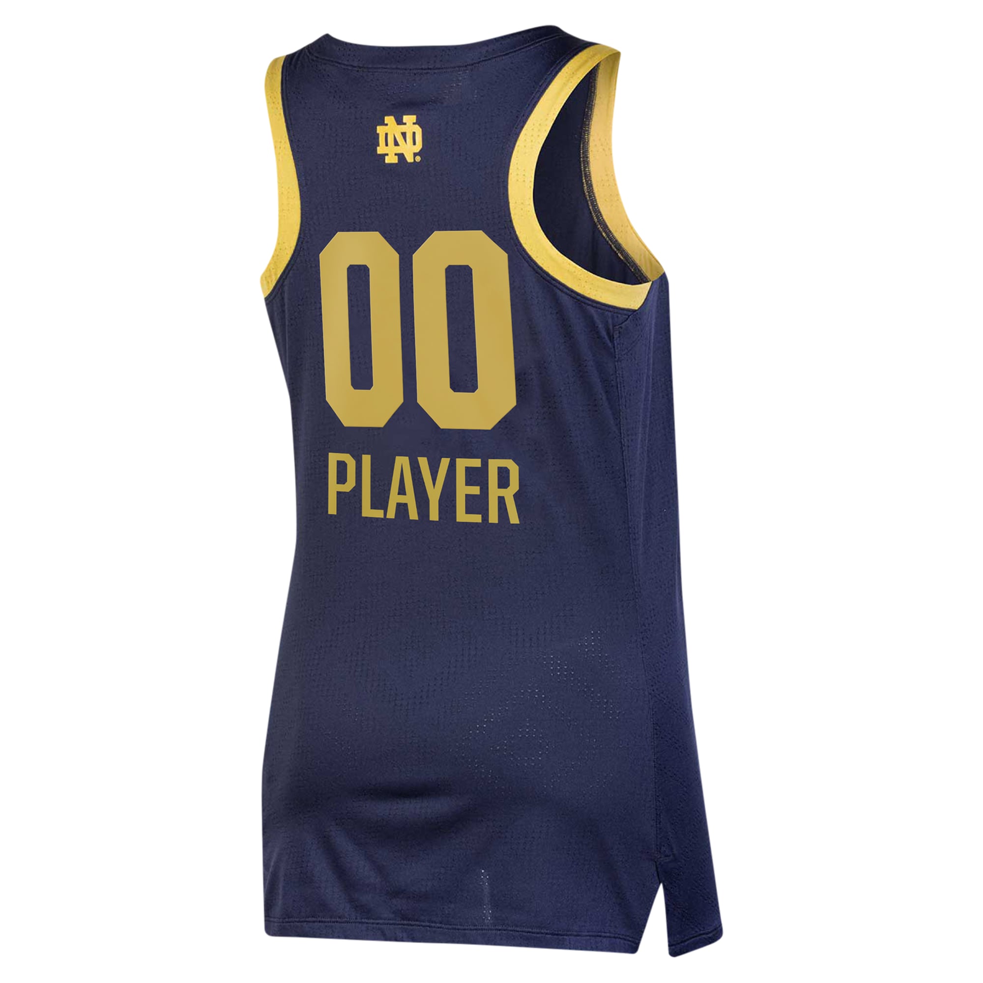 Notre Dame Fighting Irish Women's Women's Basketball Jersey Navy - back view