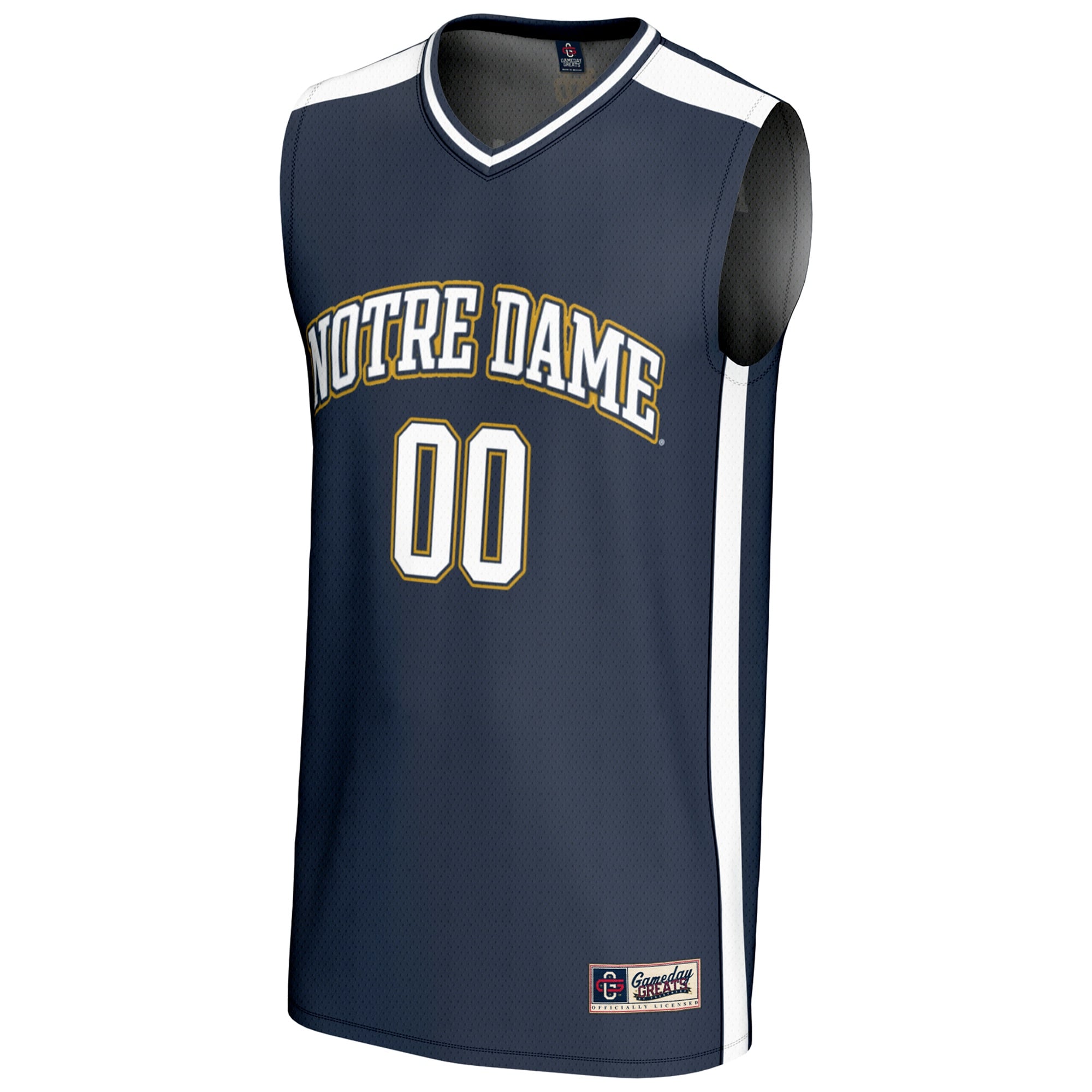 Notre Dame Fighting Irish Youth Lightweight Collegiate Women's Basketball Fashion - back view