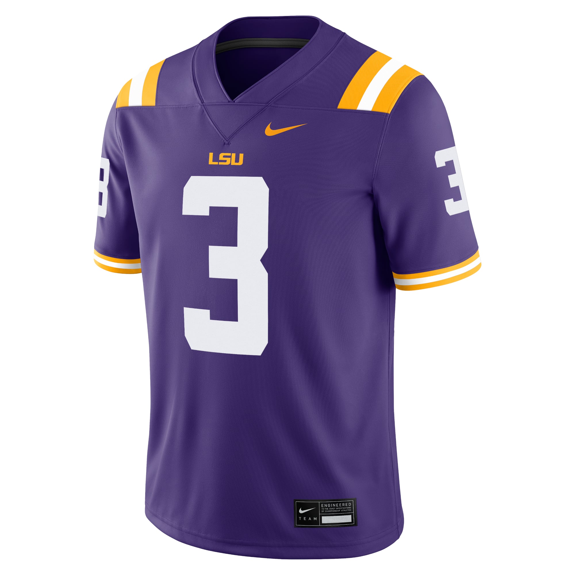 Odell Beckham Jr. LSU Tigers Alumni Jersey Purple - front view