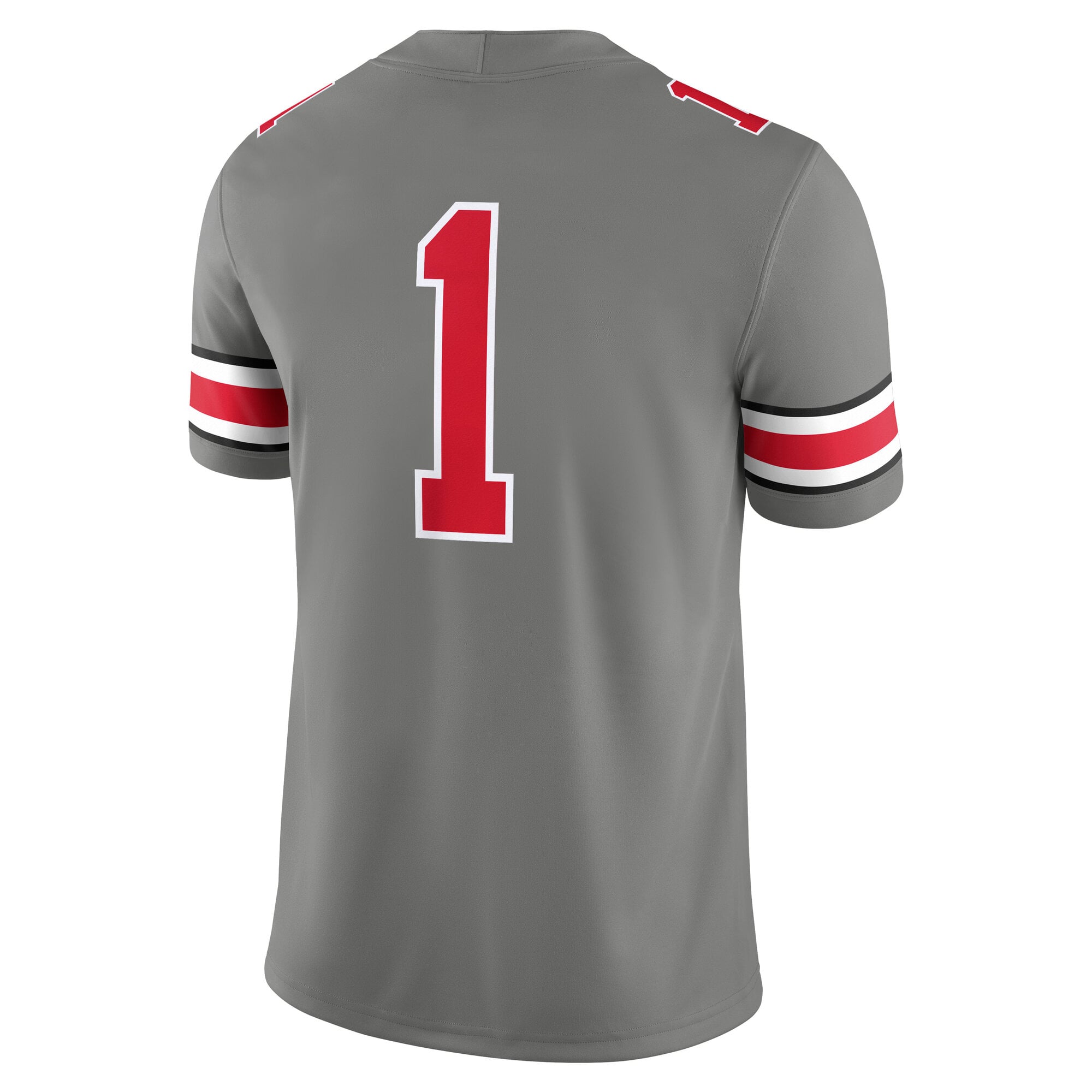 #1 Ohio State Buckeyes Alternate Jersey Steel - back view