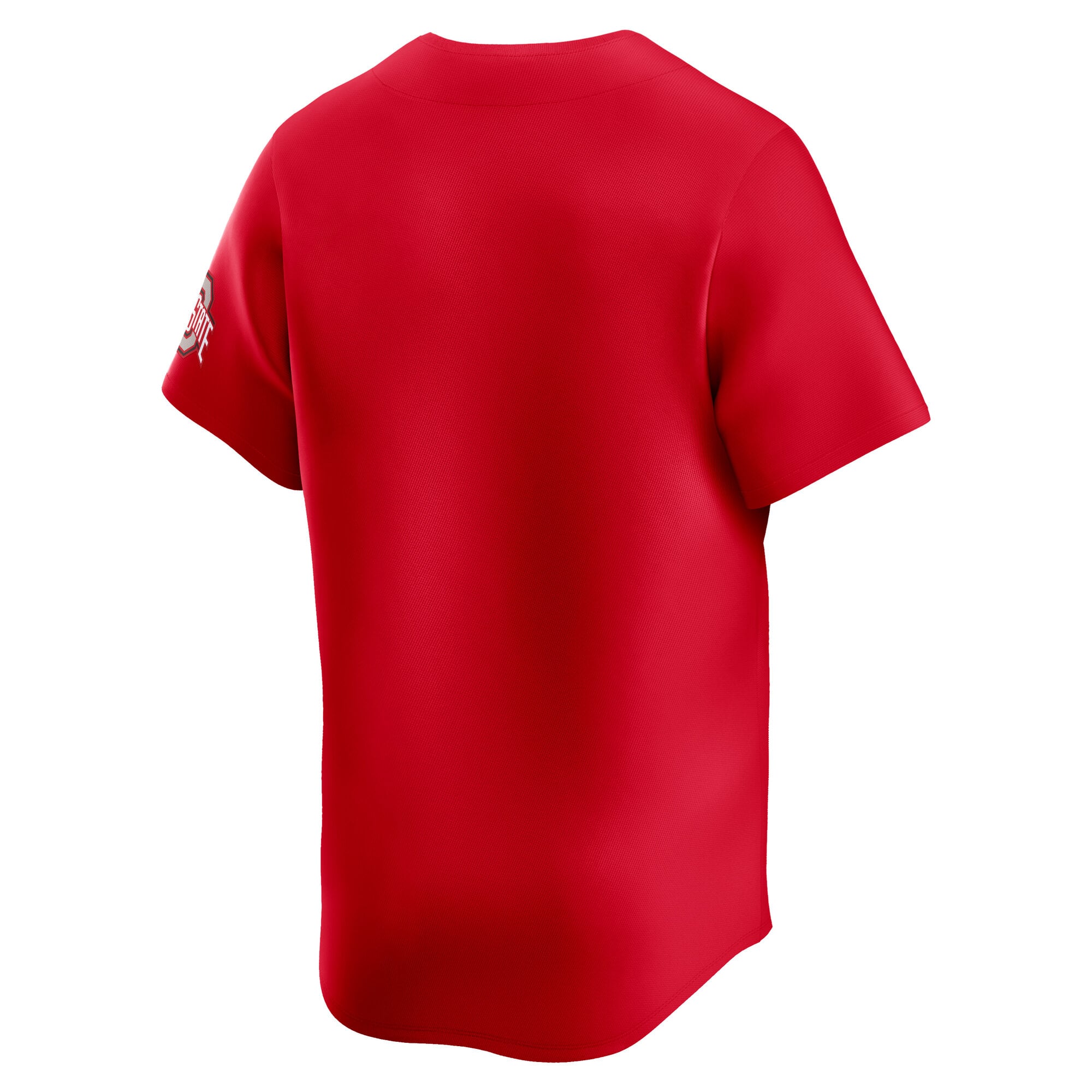 Ohio State Buckeyes Baseball Jersey Scarlet - back view