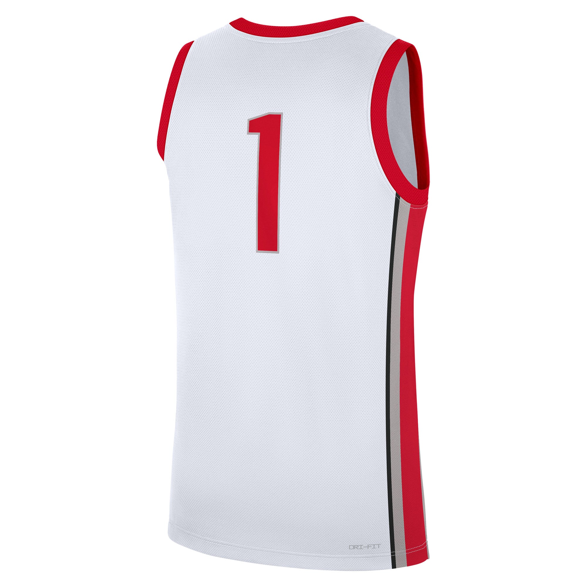 #1 Ohio State Buckeyes Home Jersey White - back view