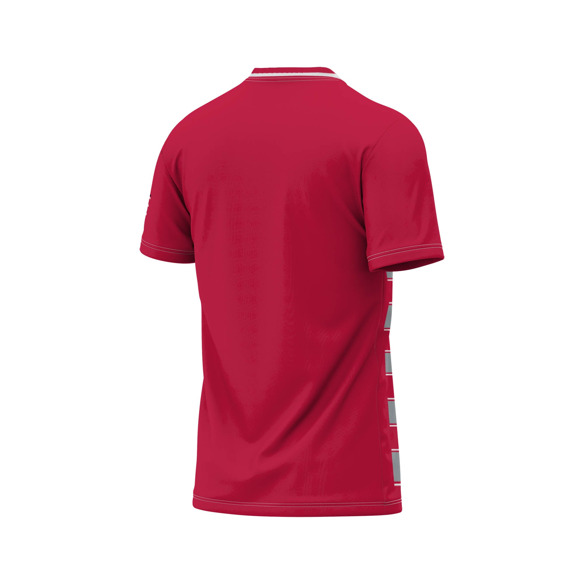 #1 Ohio State Buckeyes Lightweight Soccer Fashion Jersey Scarlet - back view