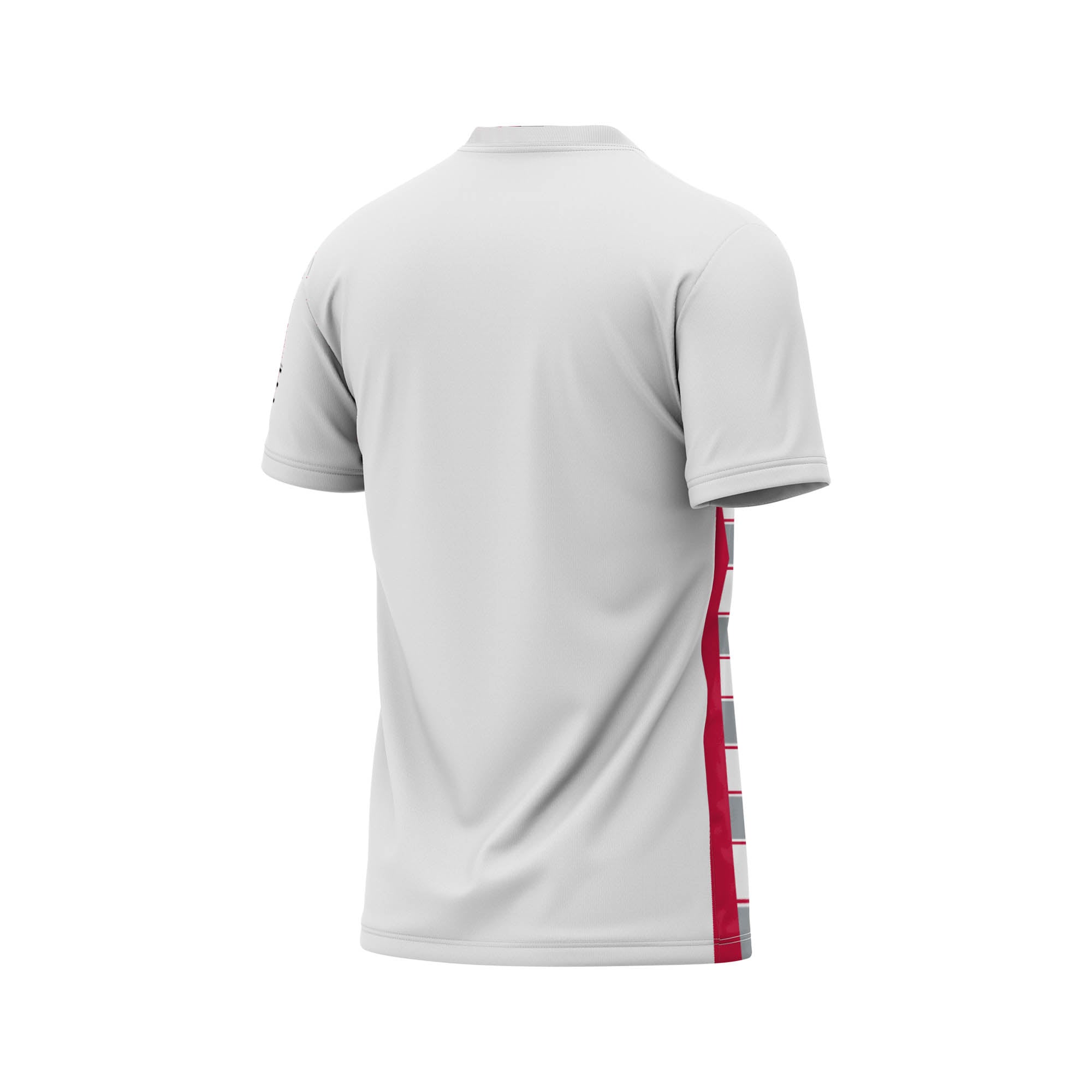 #1 Ohio State Buckeyes Lightweight Soccer Fashion Jersey White - back view