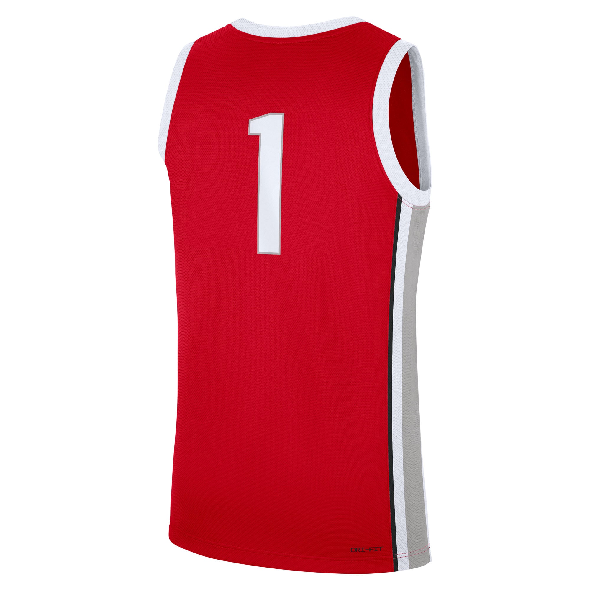 #1 Ohio State Buckeyes Road Jersey Scarlet - back view