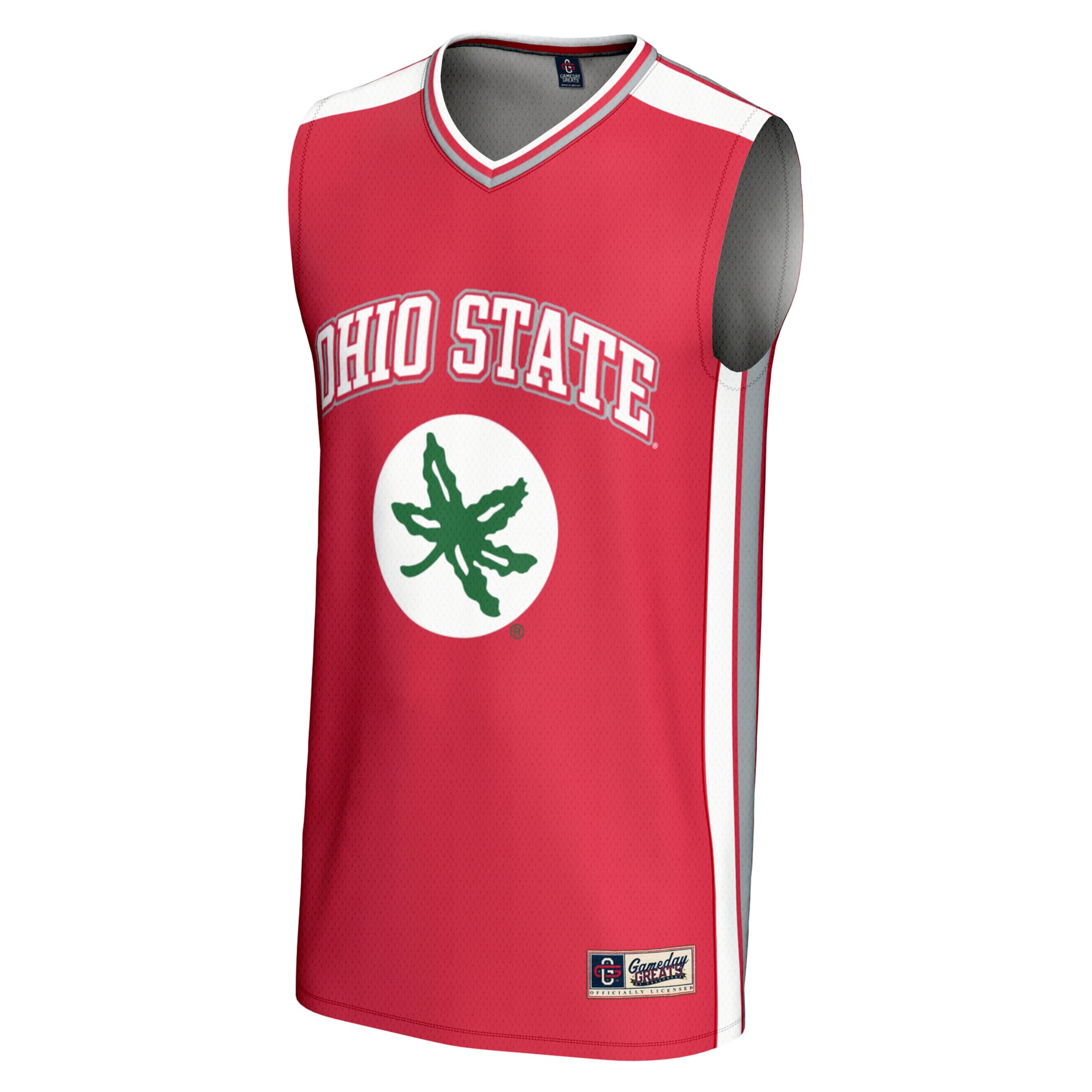 Ohio State Buckeyes Spirit Basketball Jersey Scarlet - front view