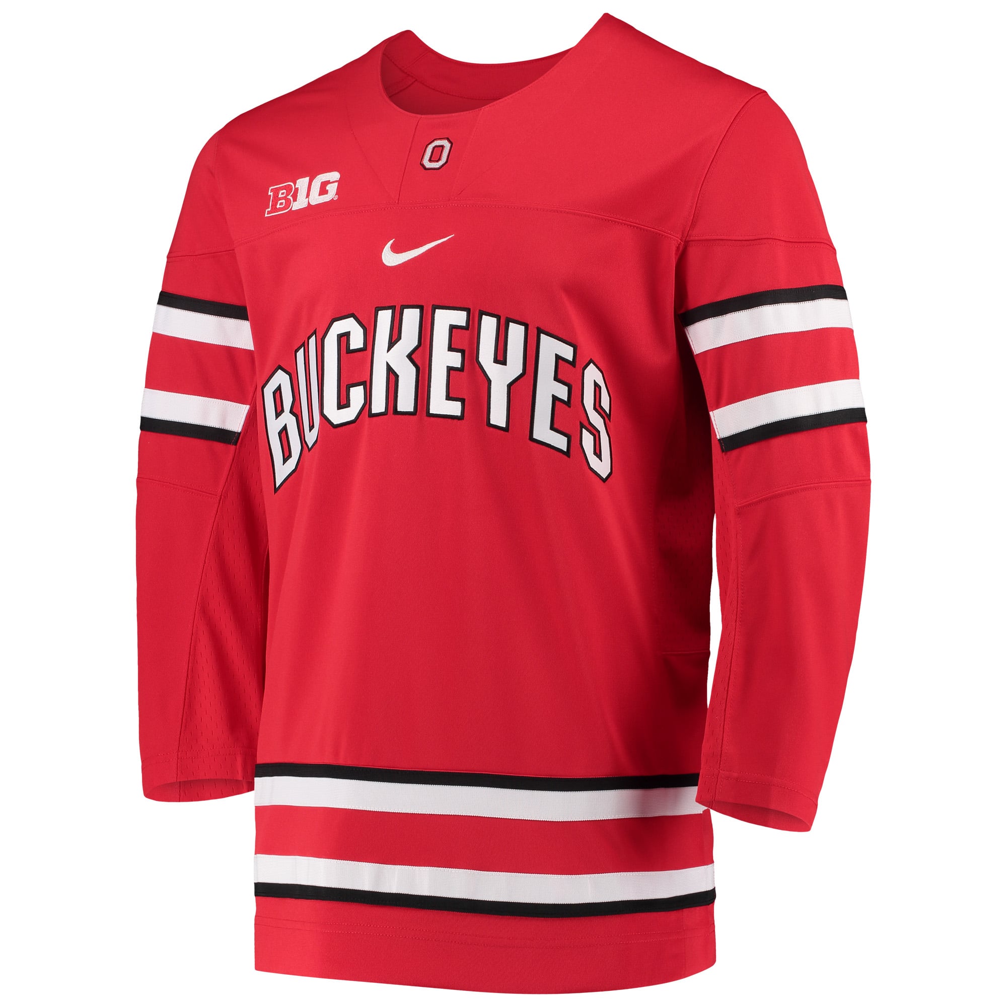 Ohio State Buckeyes Team Hockey Jersey Scarlet - front view