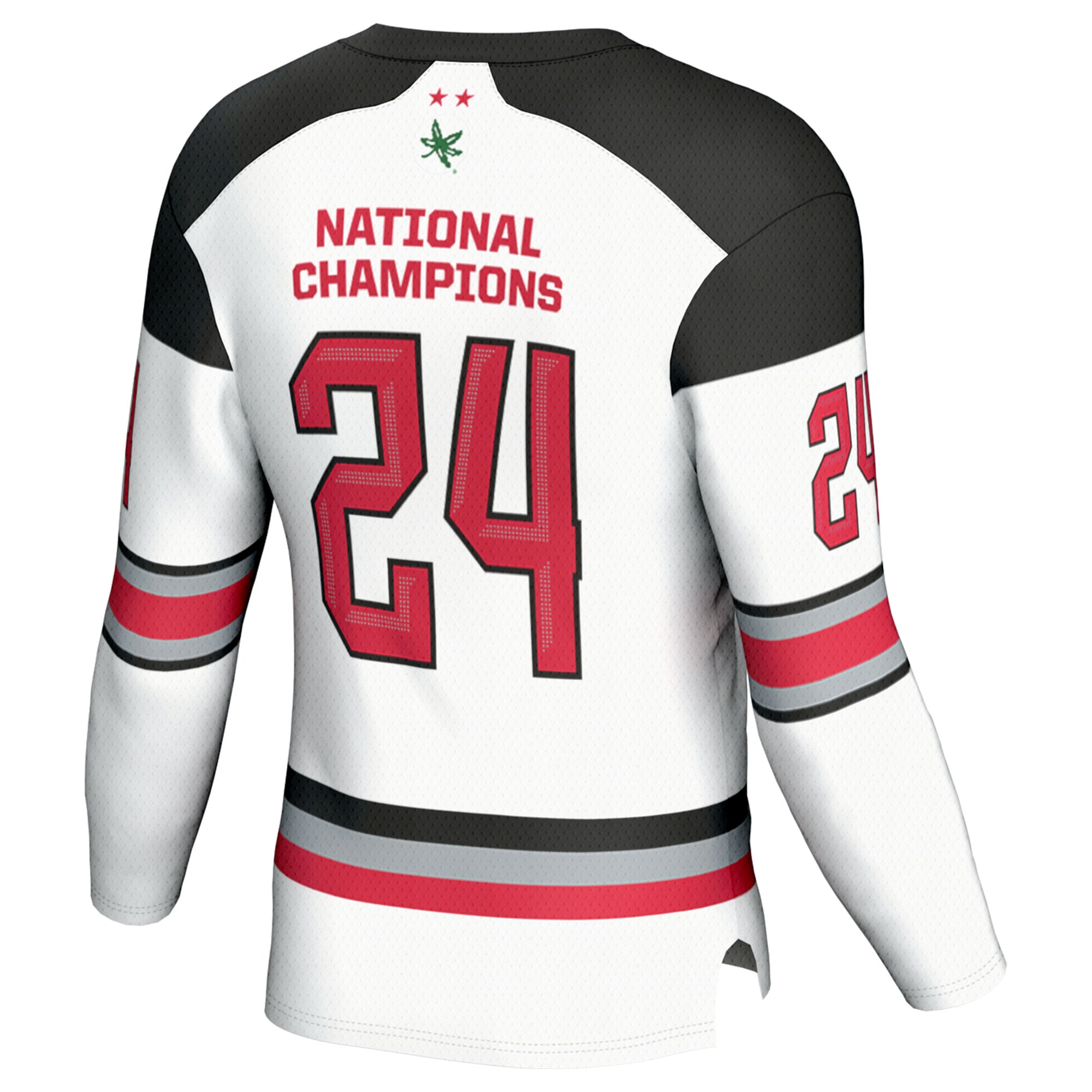 Ohio State Buckeyes Unisex 2024 NCAA Women's Ice Hockey National Champions Fashion - back view