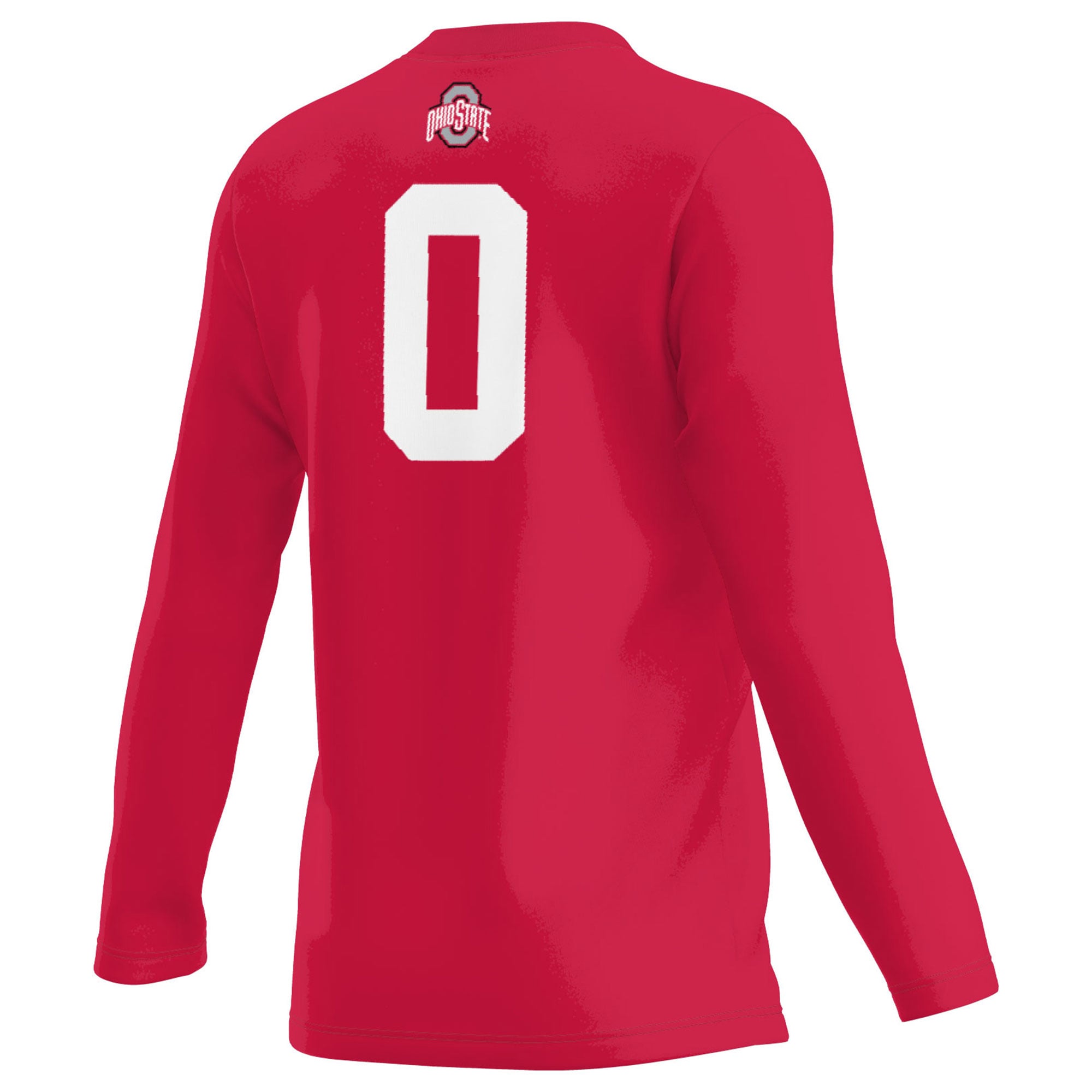 #1 Ohio State Buckeyes Unisex Lightweight Volleyball Jersey Scarlet - back view