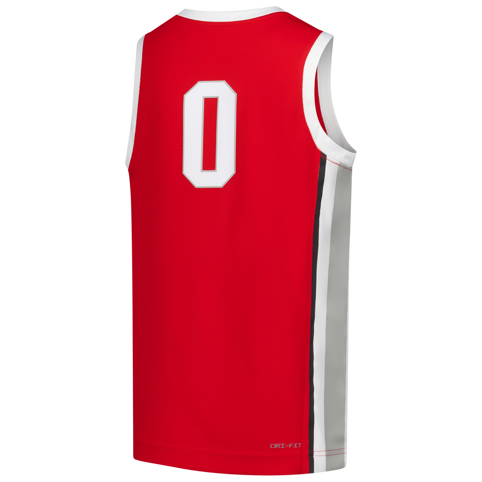 Ohio State Buckeyes Youth Basketball Jersey Scarlet - back view