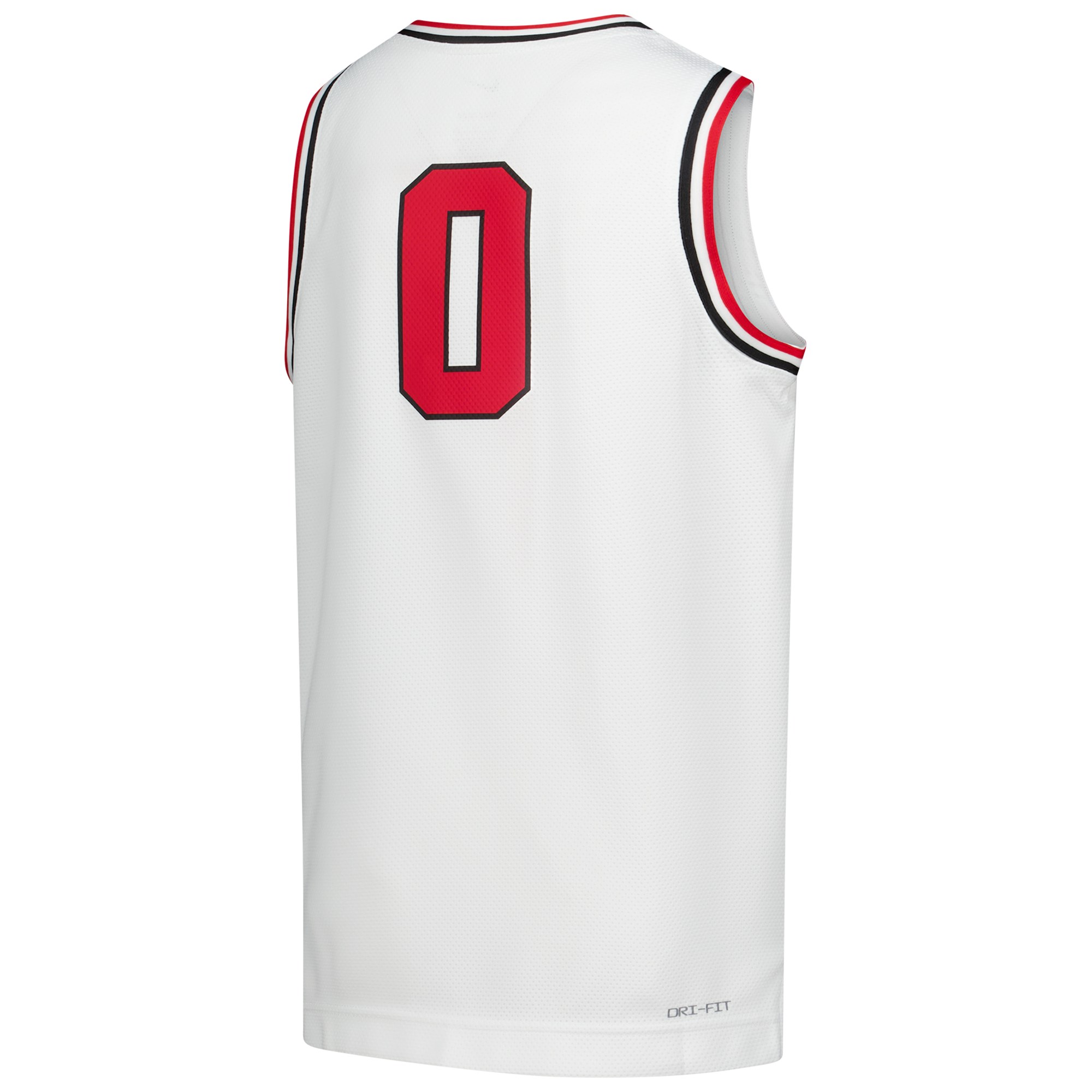 Ohio State Buckeyes Youth Basketball Jersey White - back view