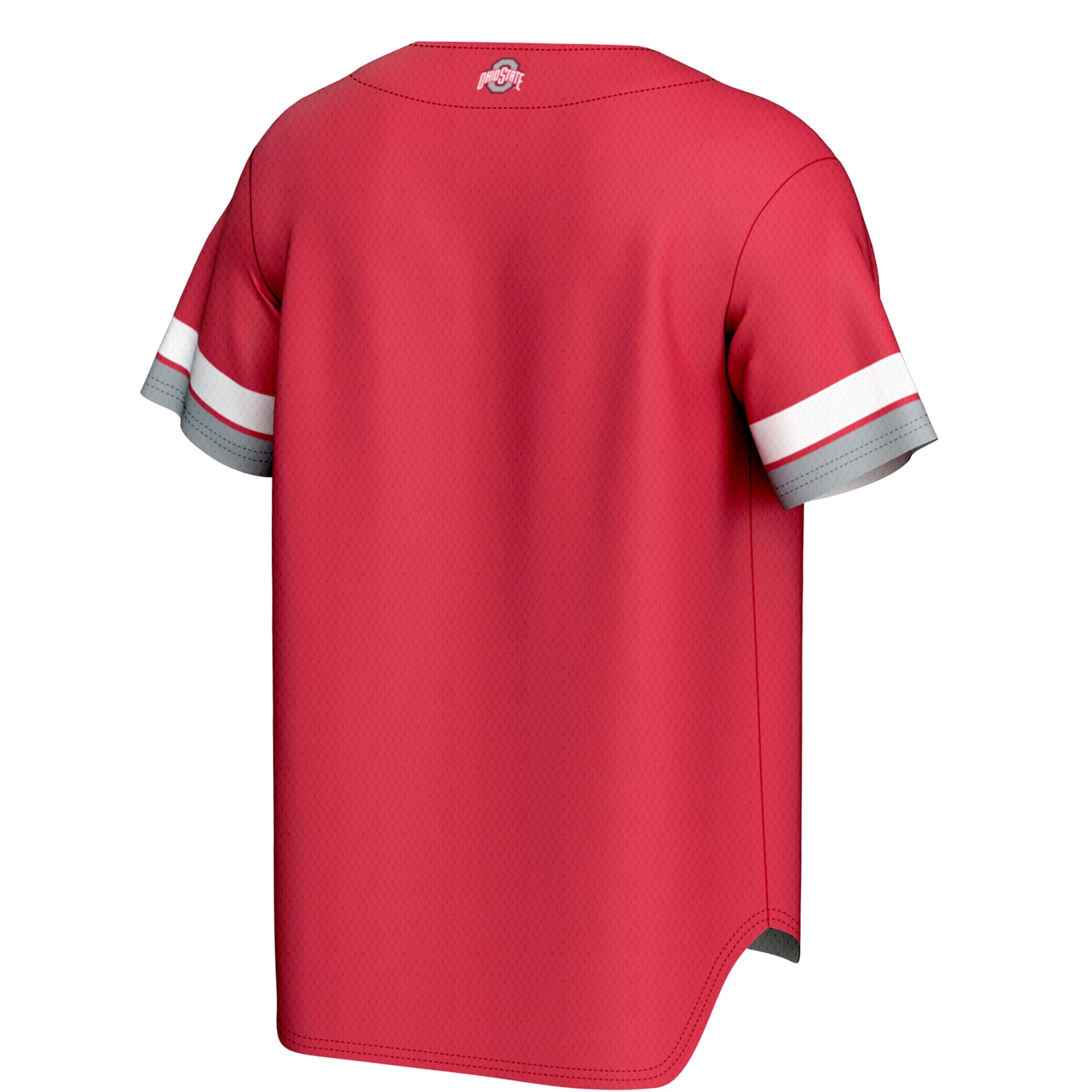 Ohio State Buckeyes Youth Spirit Baseball Jersey Scarlet - back view