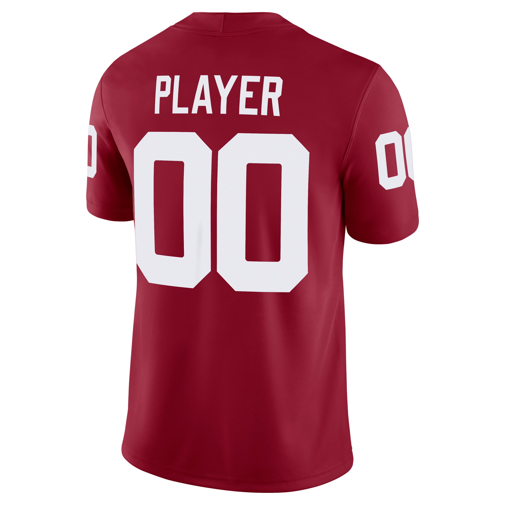 Oklahoma Sooners Football Jersey Crimson - back view