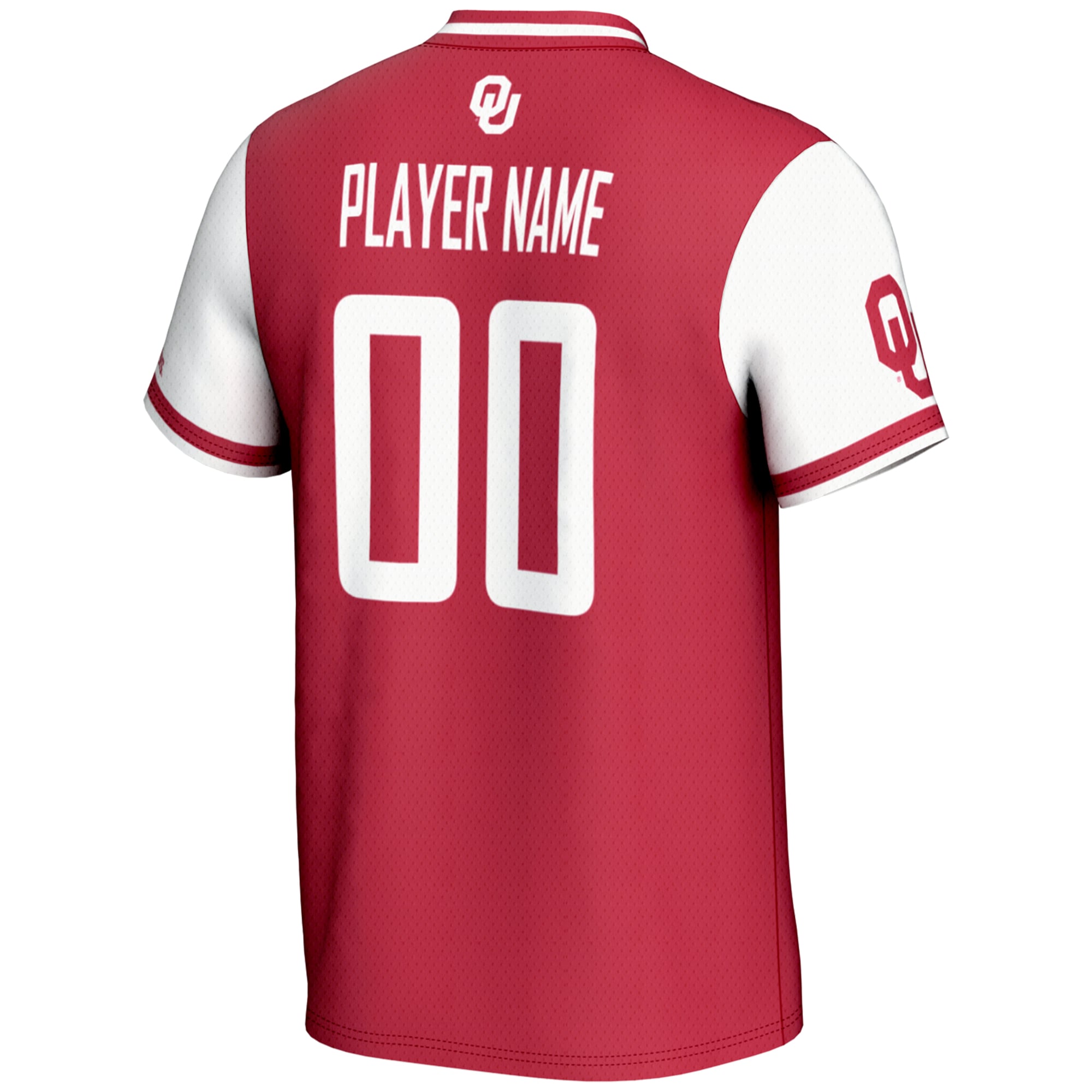 Oklahoma Sooners Lightweight Softball Jersey Crimson - back view