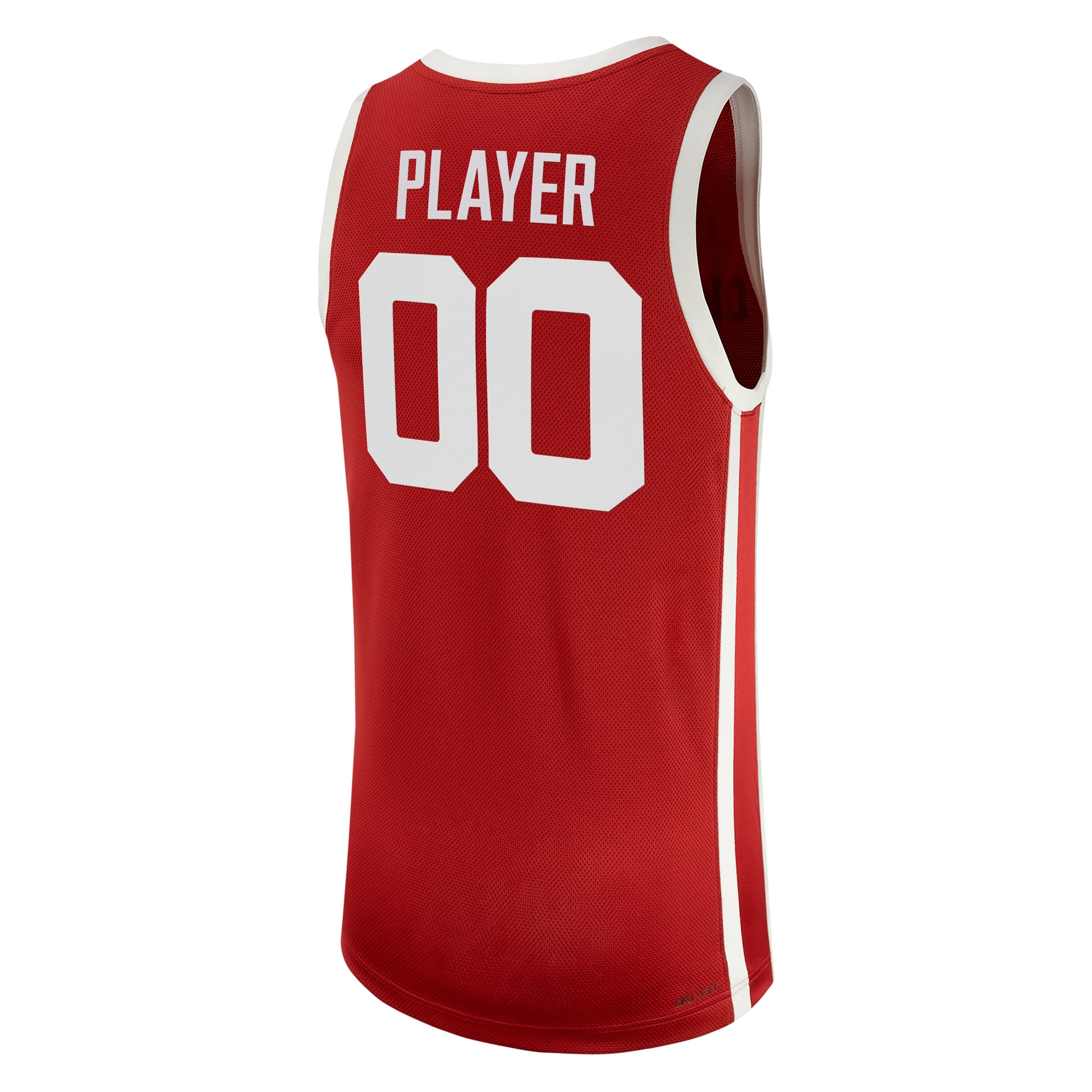Oklahoma Sooners Men's Basketball Jersey Crimson - back view